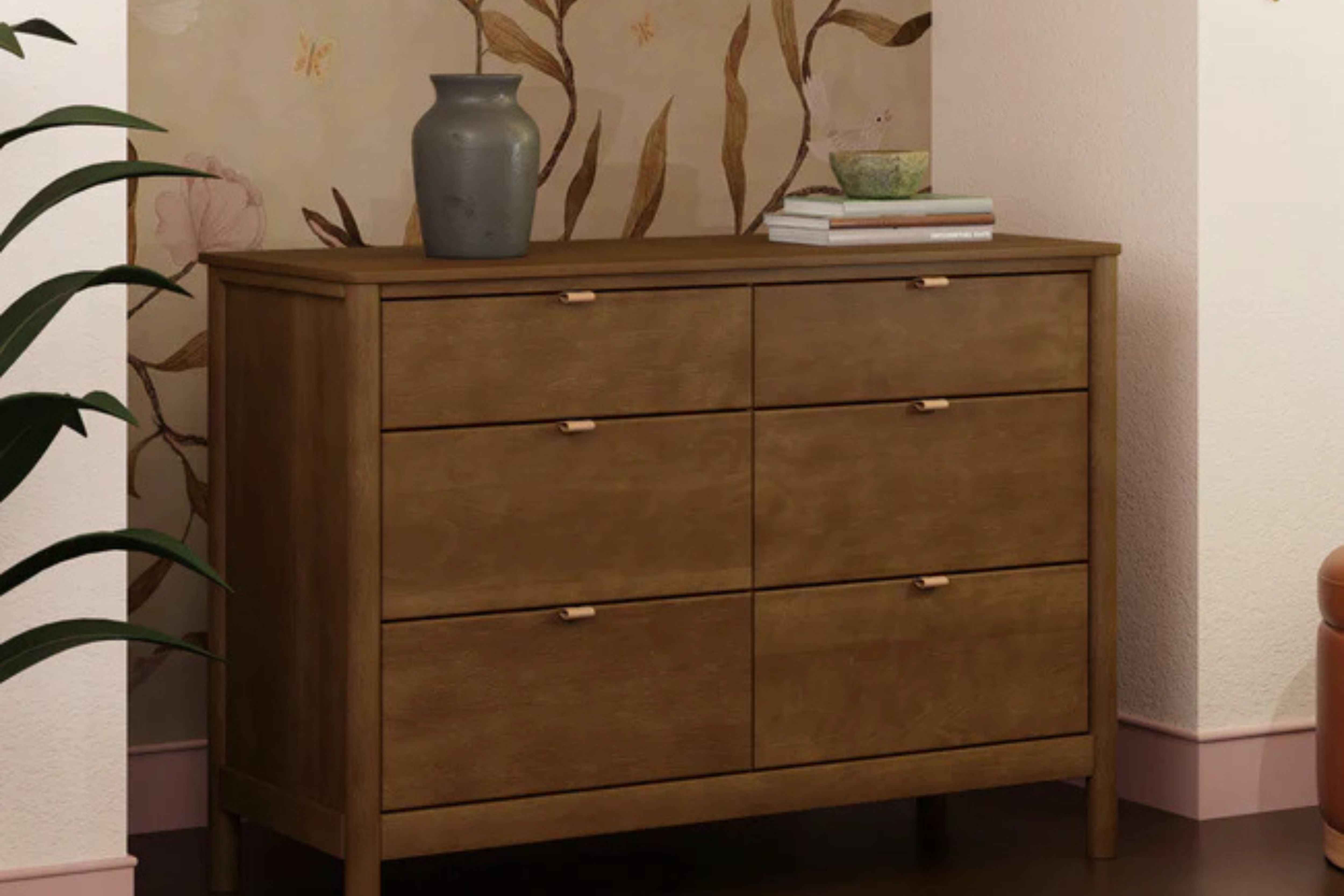 Babyletto Bondi 6-Drawer Assembled Dresser #color_walnut