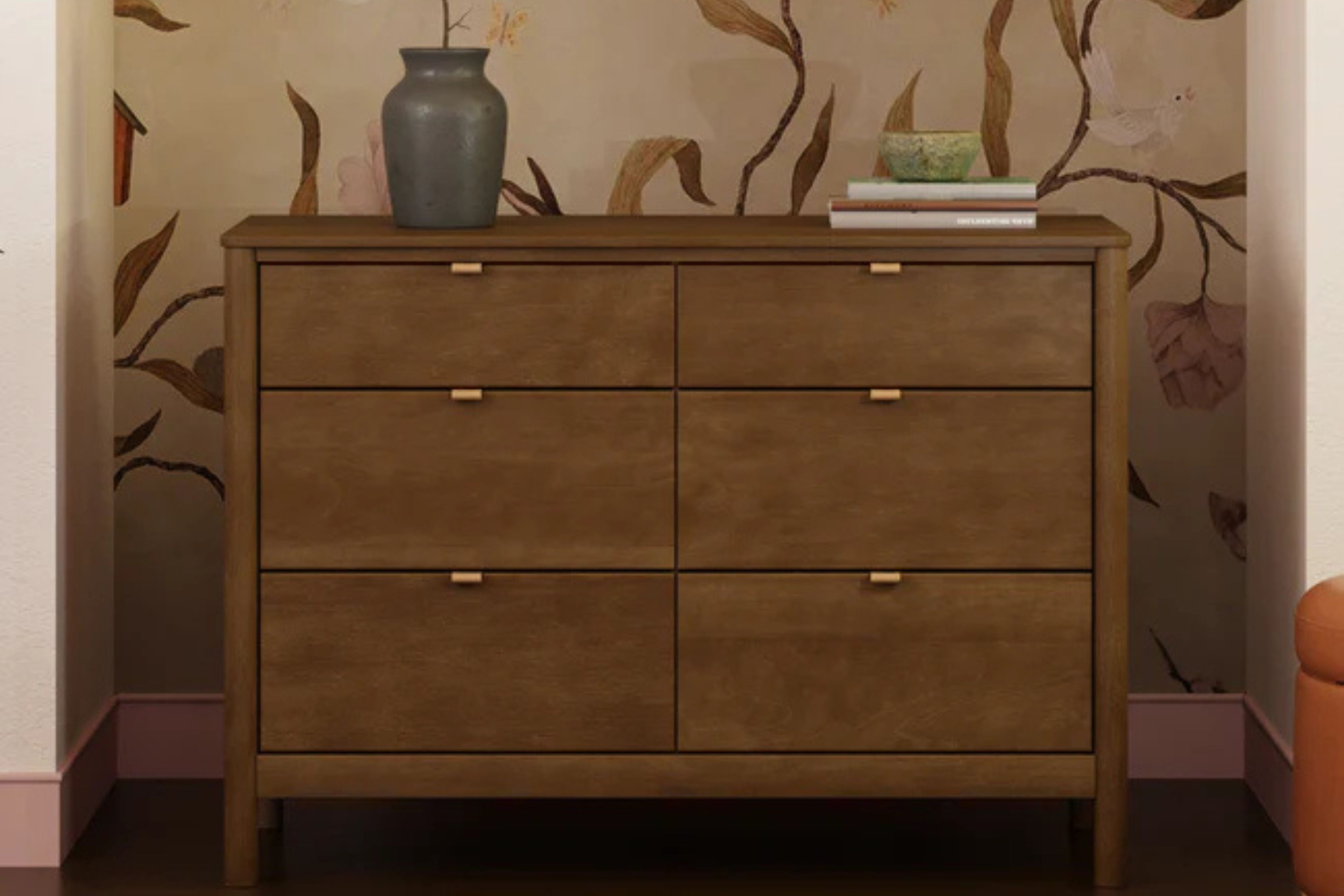Babyletto Bondi 6-Drawer Assembled Dresser #color_walnut