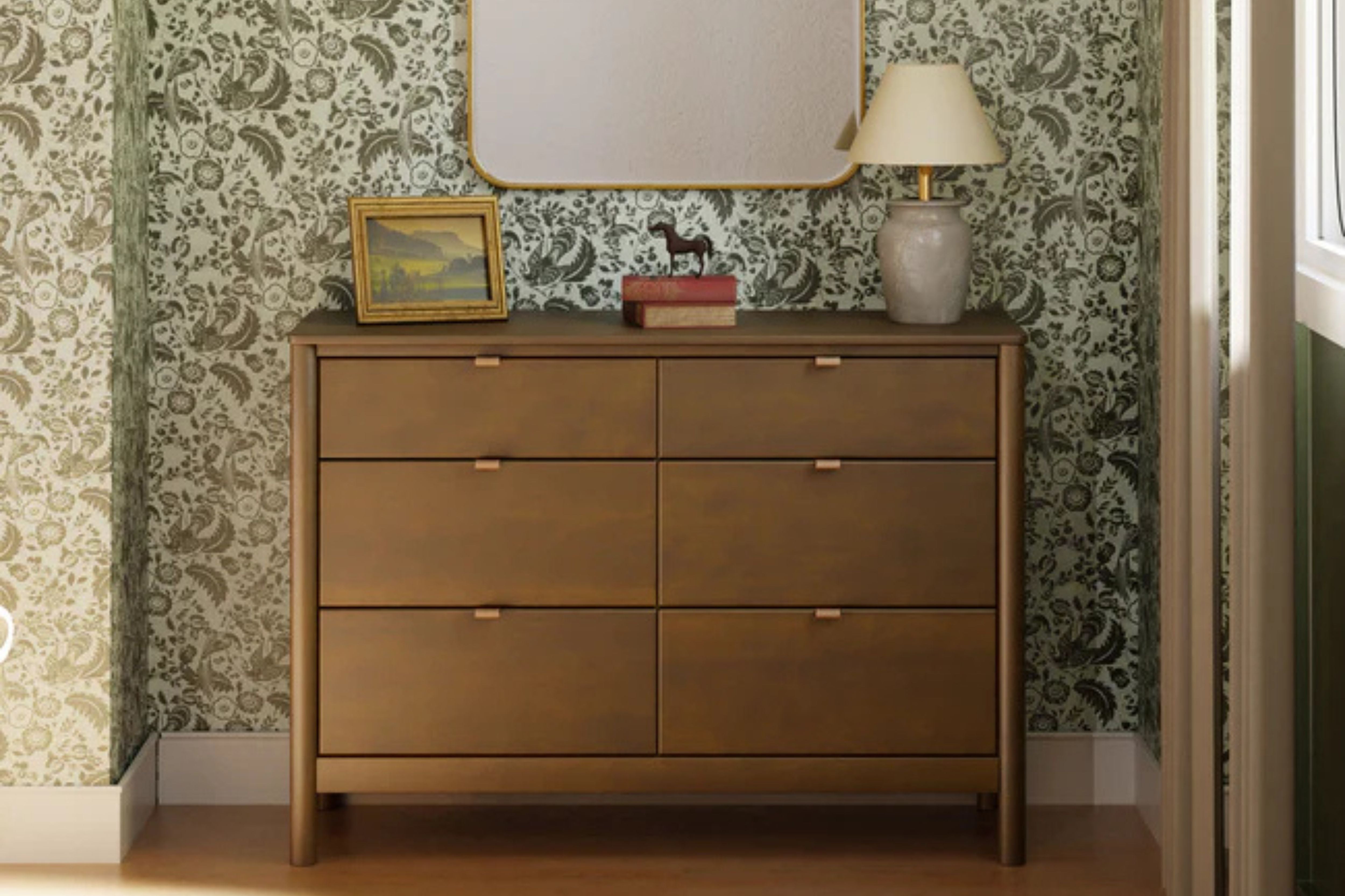 Babyletto Bondi 6-Drawer Assembled Dresser #color_walnut