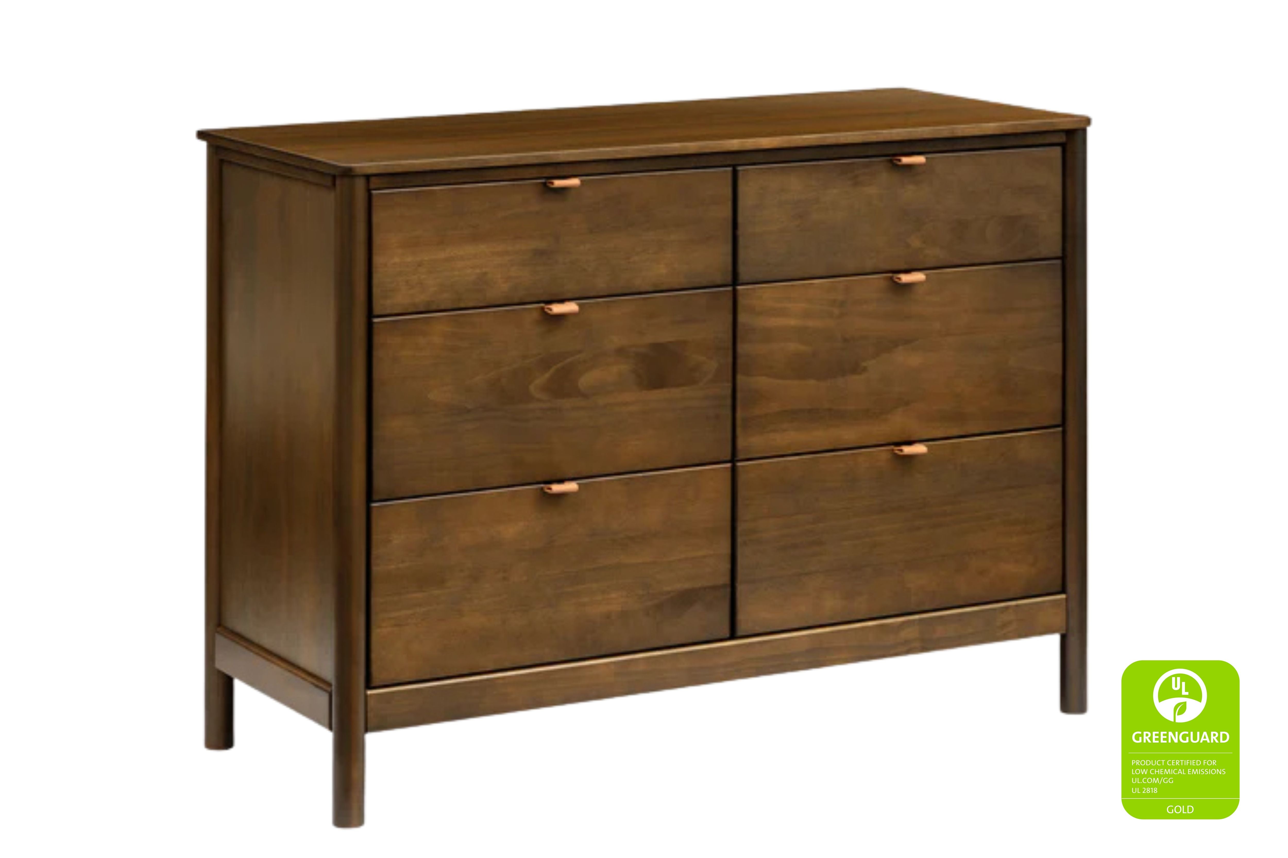 Babyletto Bondi 6-Drawer Assembled Dresser #color_walnut