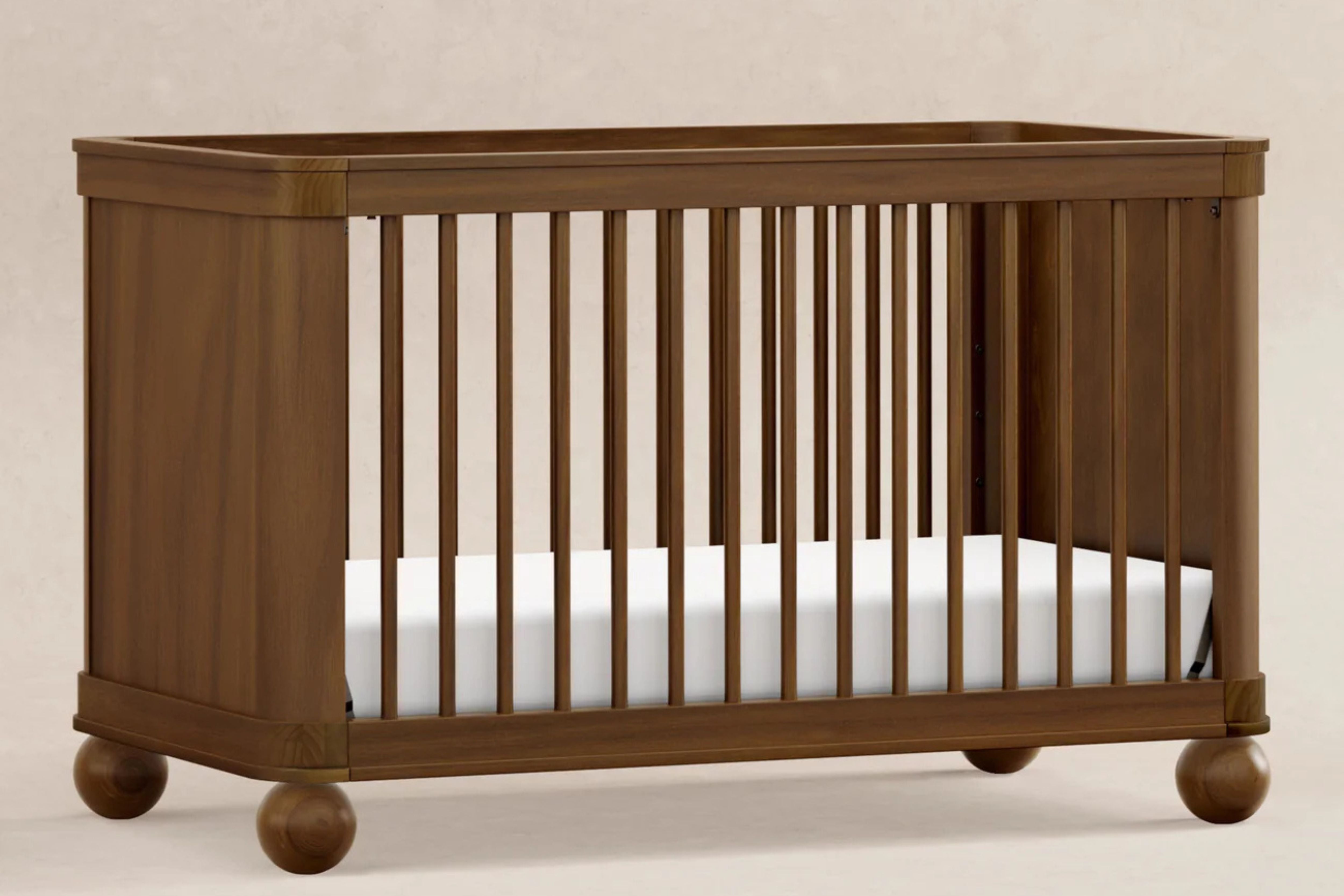 Namesake Crosby 3-in-1 Convertible Crib in Walnut #color_walnut