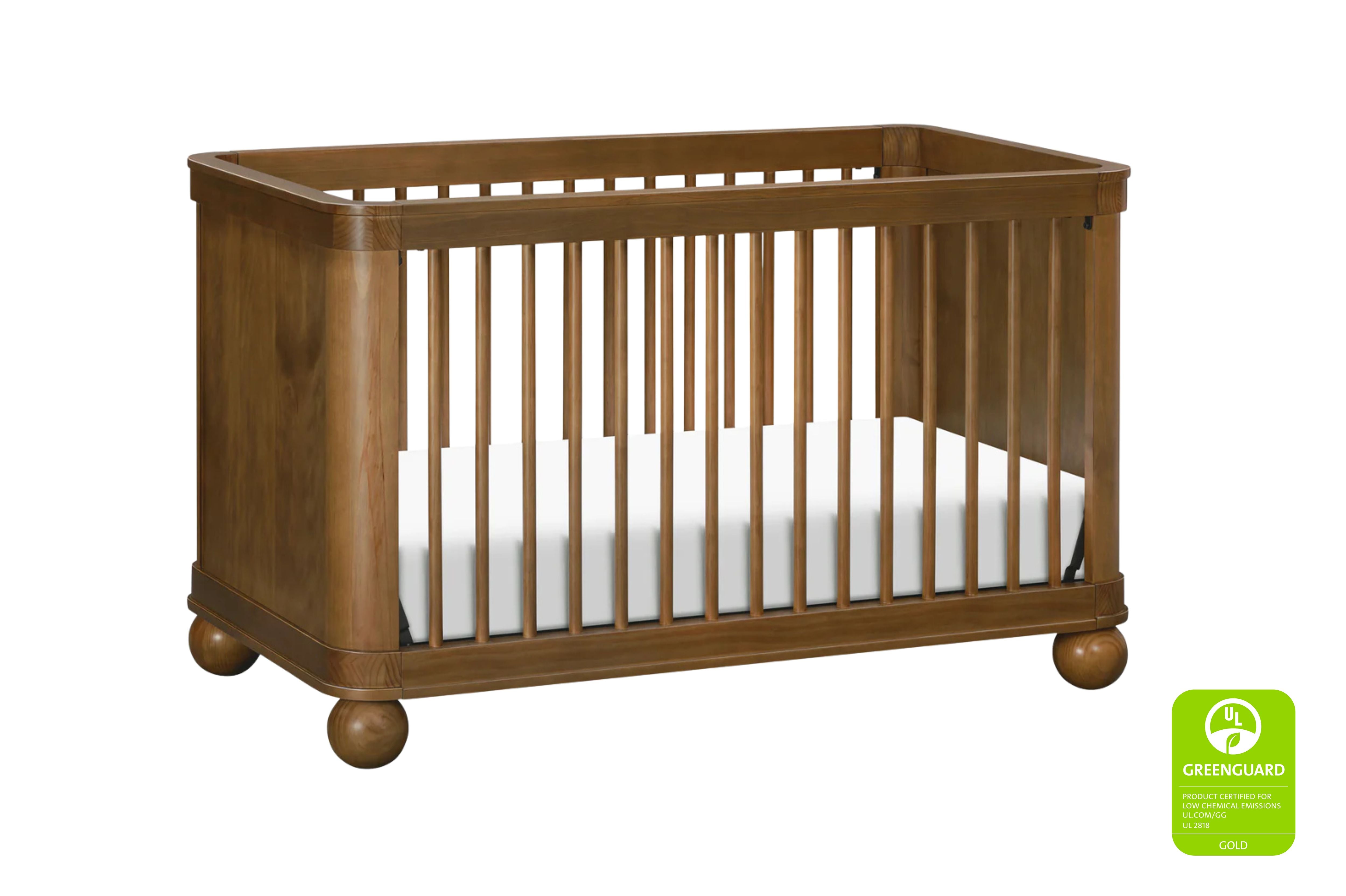 Babyletto Crosby 3-in-1 Convertible Crib #color_walnut