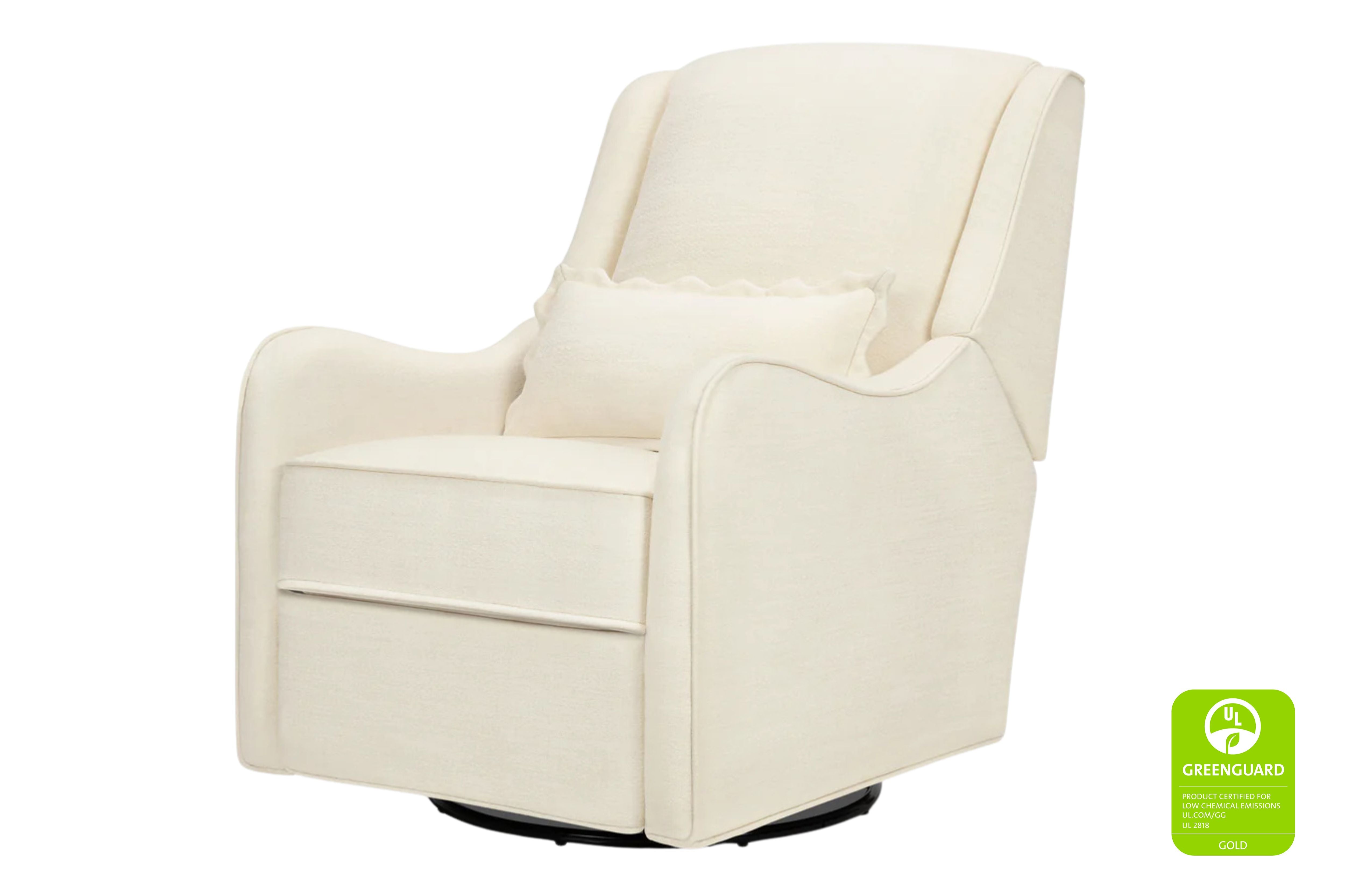 Devon Recliner and Swivel Glider Nursing Chair #color_cream