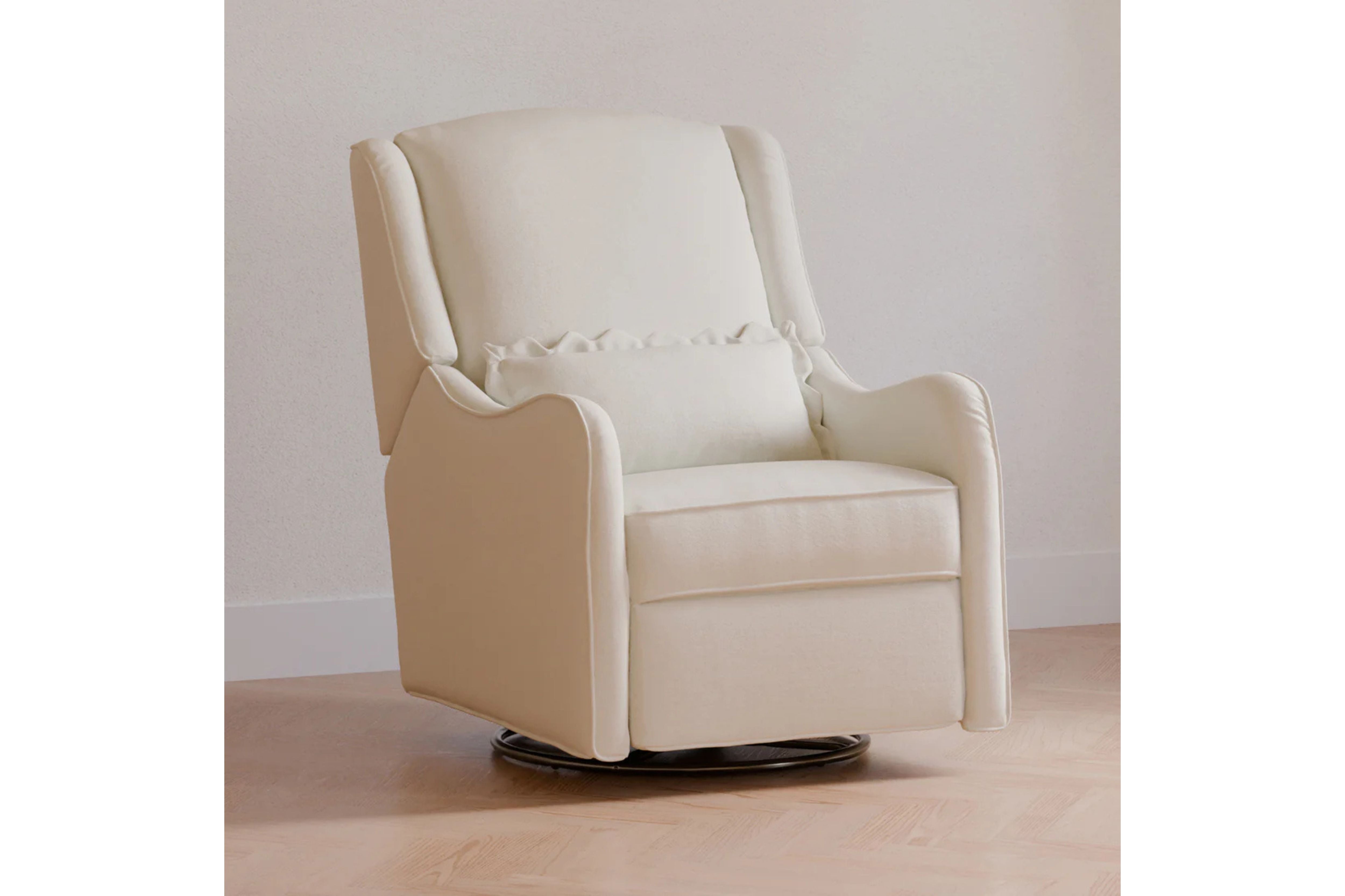 Devon Recliner and Swivel Glider Nursing Chair #color_cream