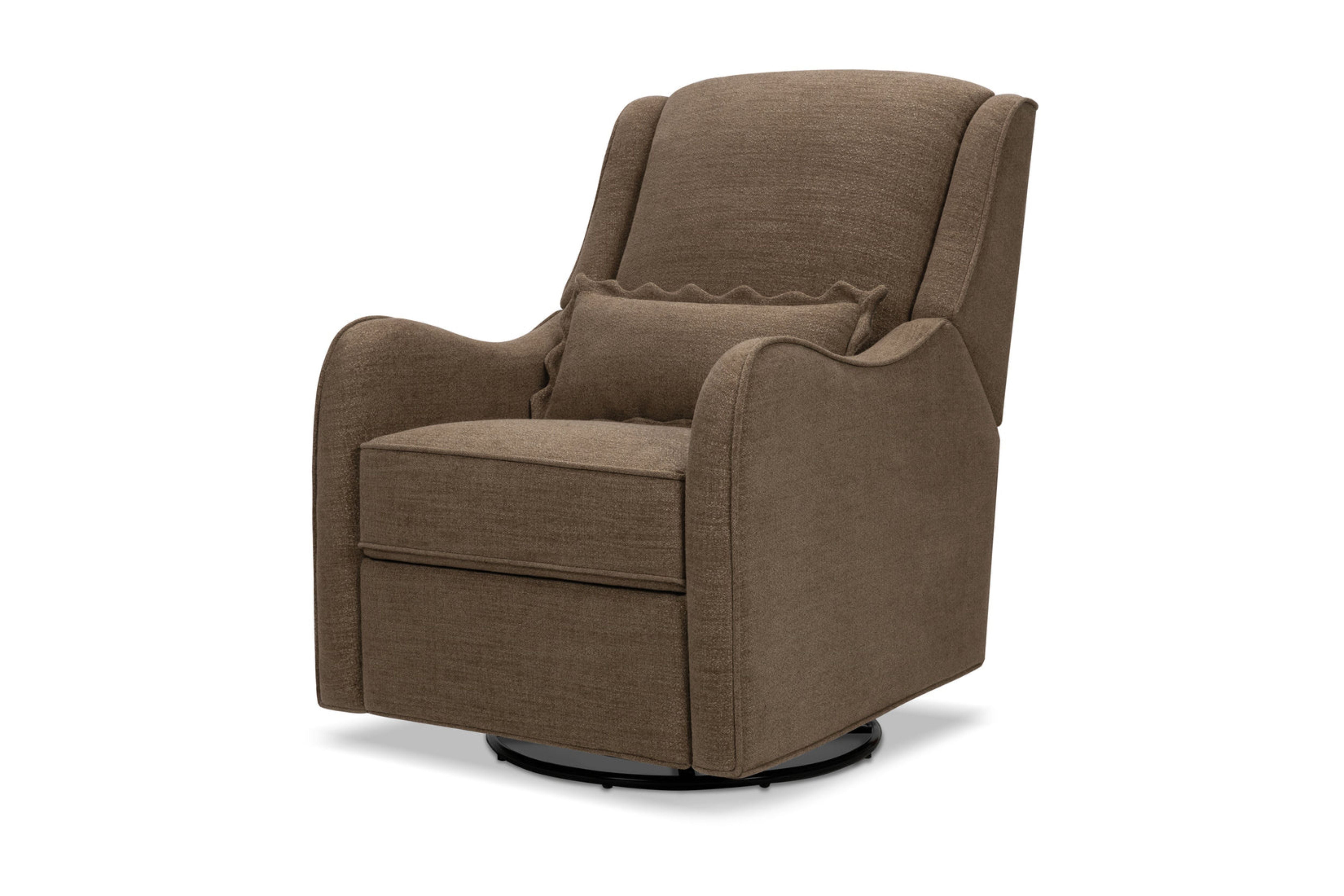 Devon Recliner and Swivel Glider Nursing Chair in Truffle #color_truffle