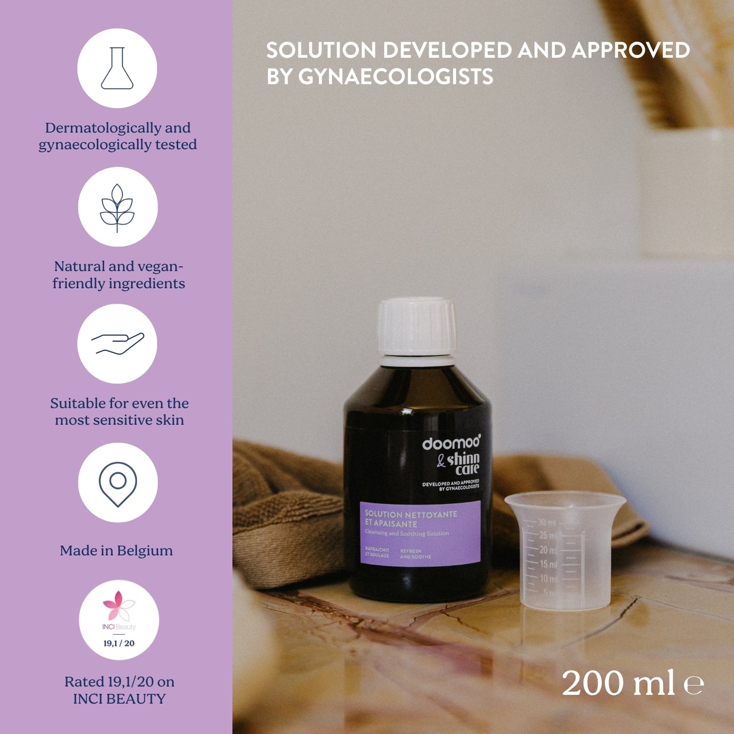 Doomoo ShinnCare Cleansing & Soothing Solution For Intimate Areas After Childbirth (200ml)