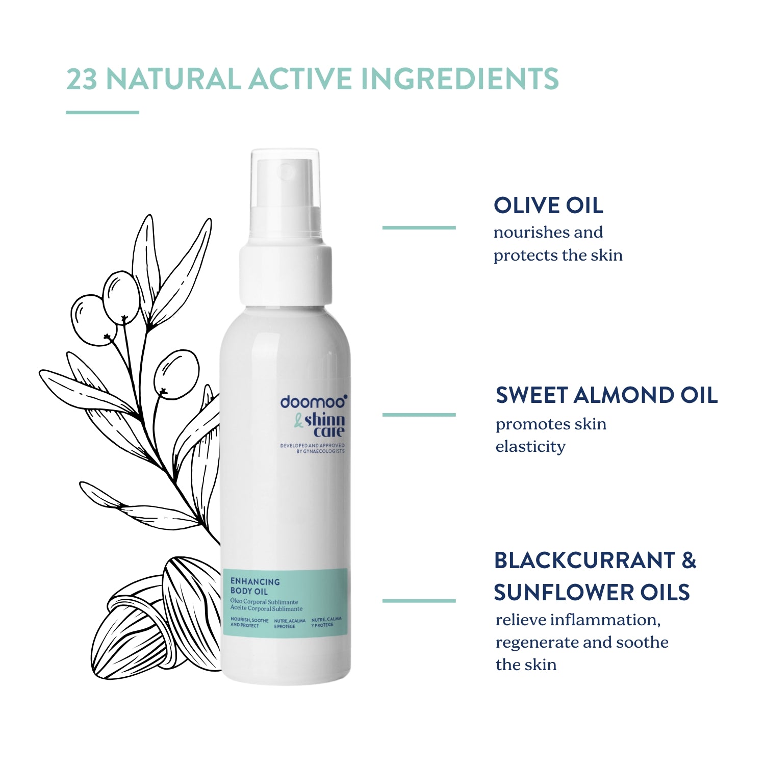 Doomoo ShinnCare Enhancing Body Oil For Pregnancy & Postpartum (100ml)