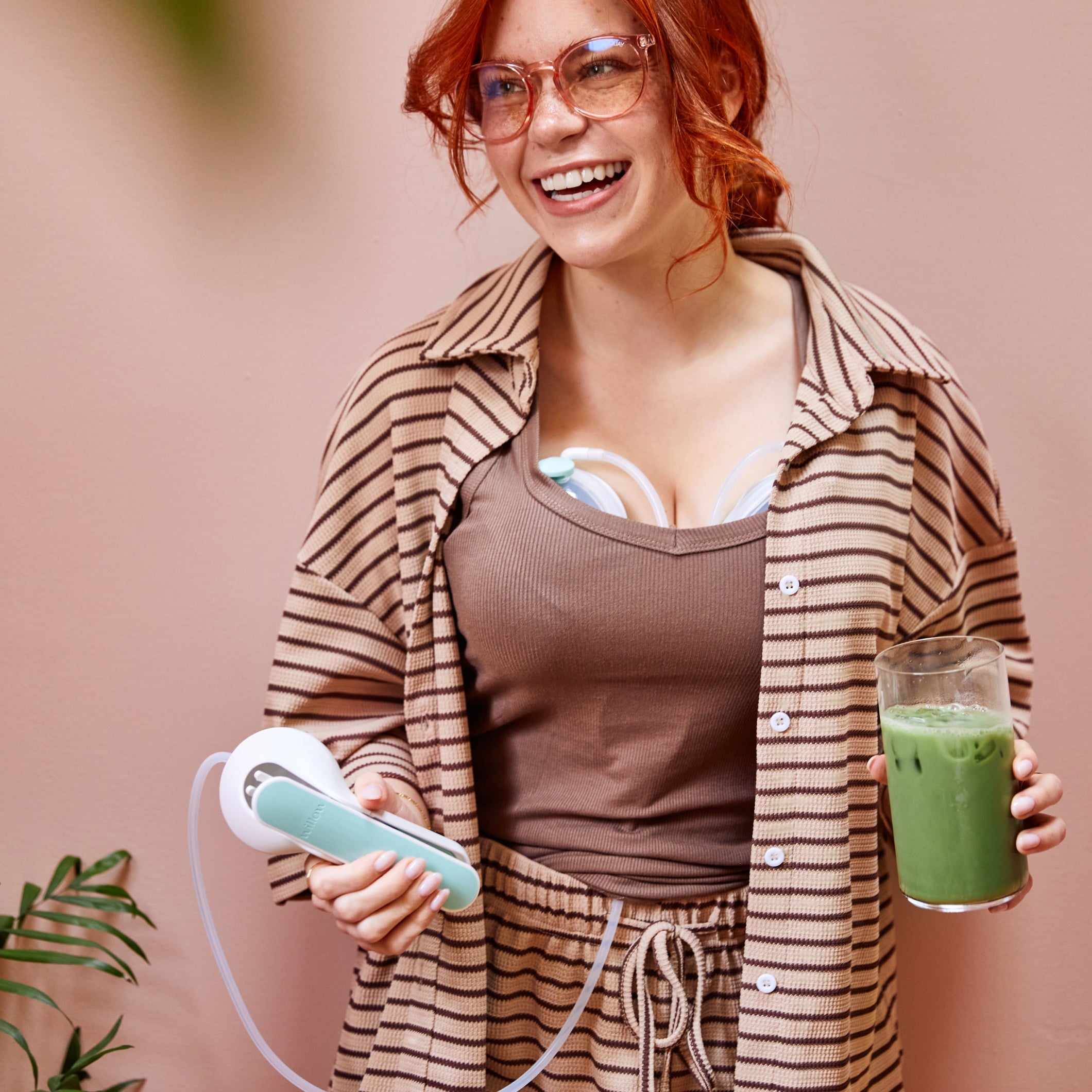 Elvie Wave 2-in-1 Double Manual Wearable Pump + Collection Cups