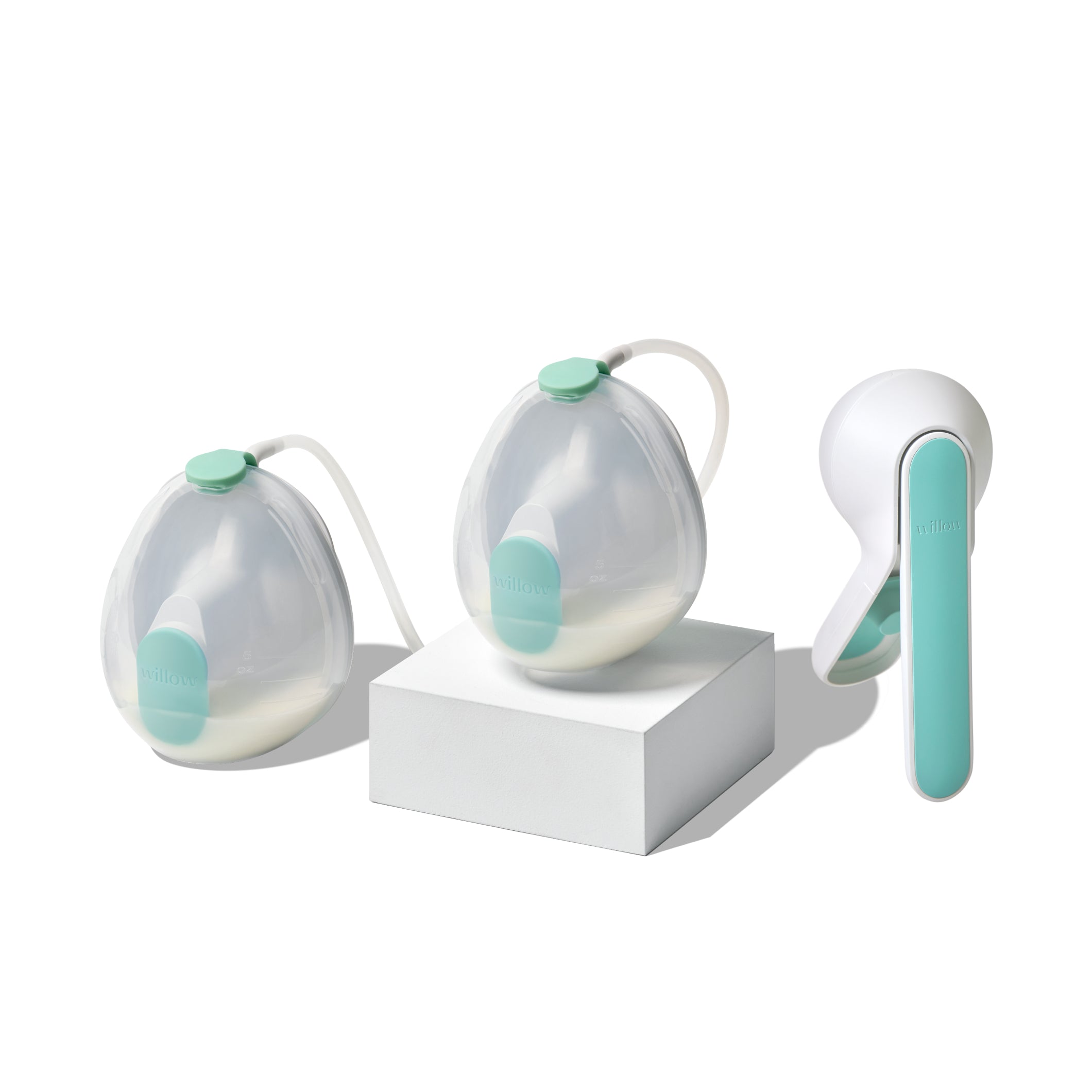 Elvie Wave 2-in-1 Double Manual Wearable Pump + Collection Cups