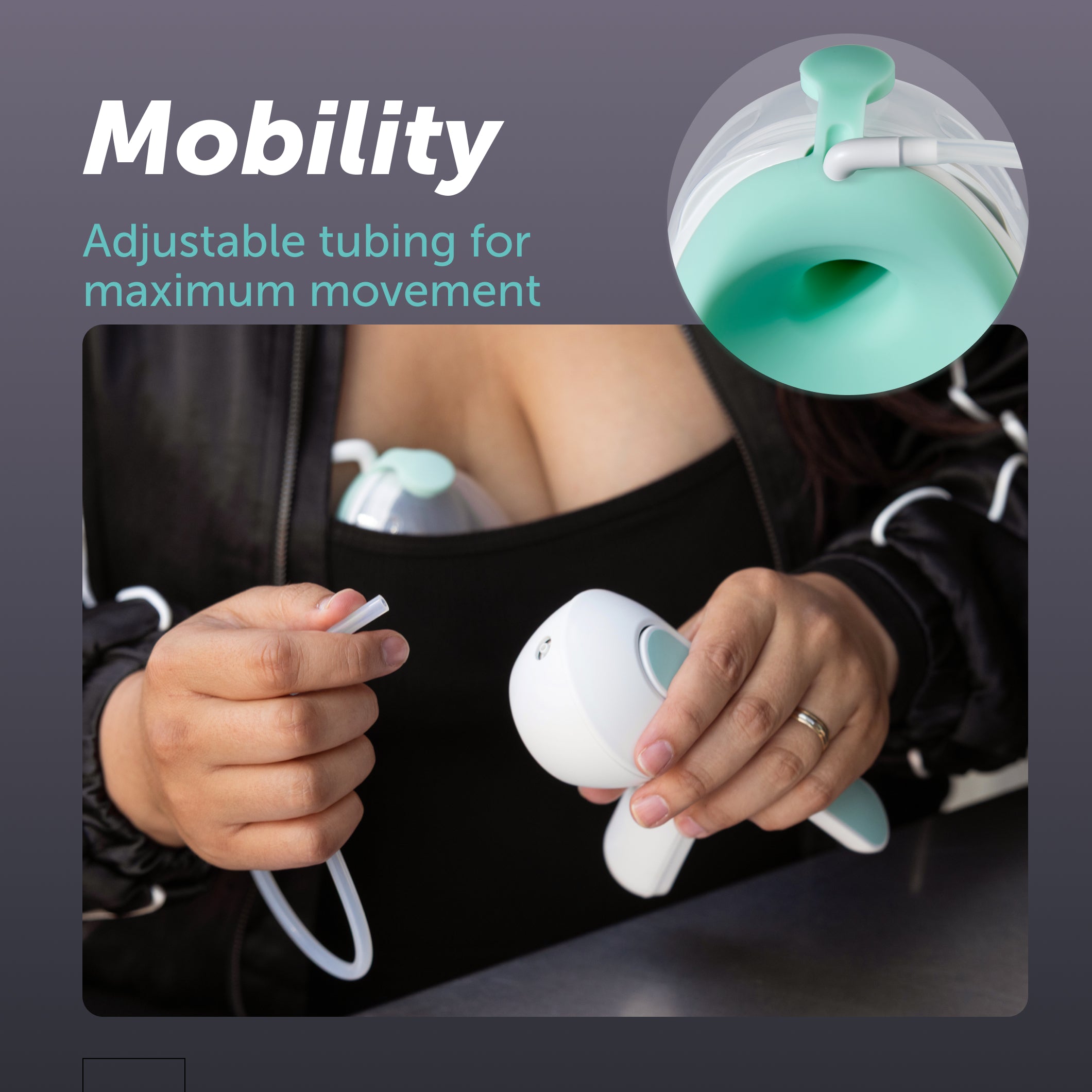 Elvie Wave 2-in-1 Double Manual Wearable Pump + Collection Cups