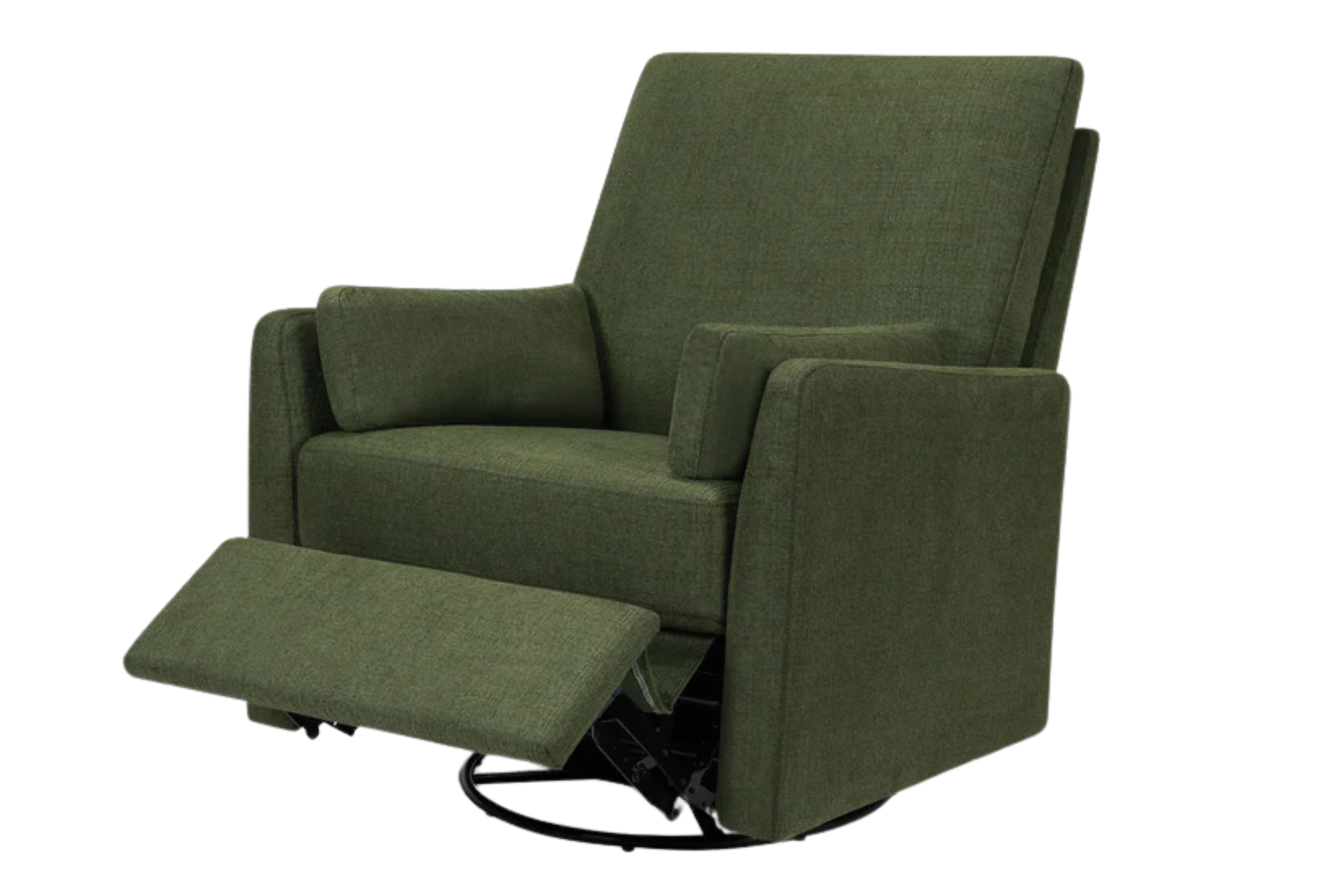 DaVinci Ethan Recliner and Swivel Glider in Eco-Performance Fabric #color_forest-green