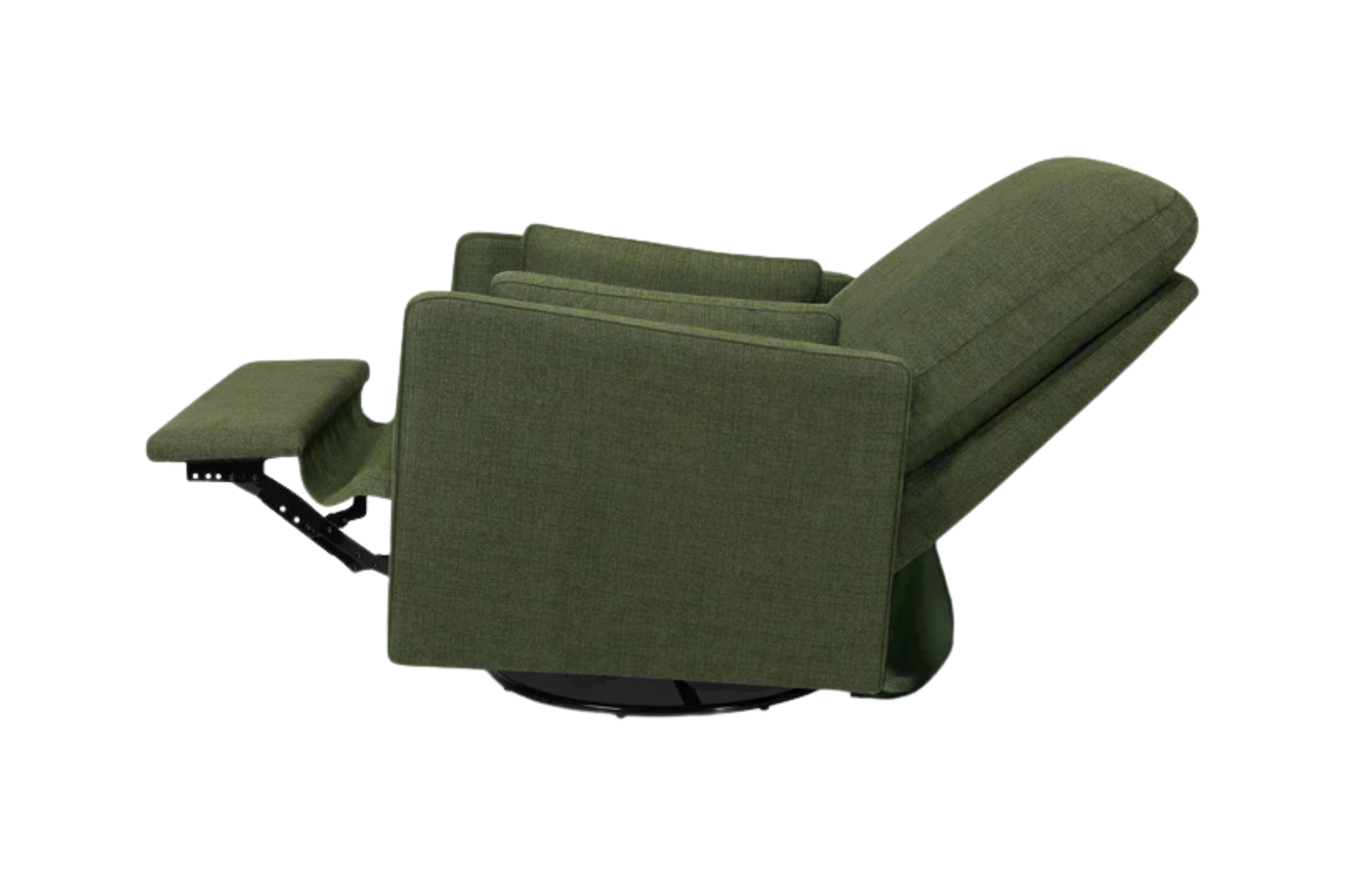 DaVinci Ethan Recliner and Swivel Glider in Eco-Performance Fabric #color_forest-green