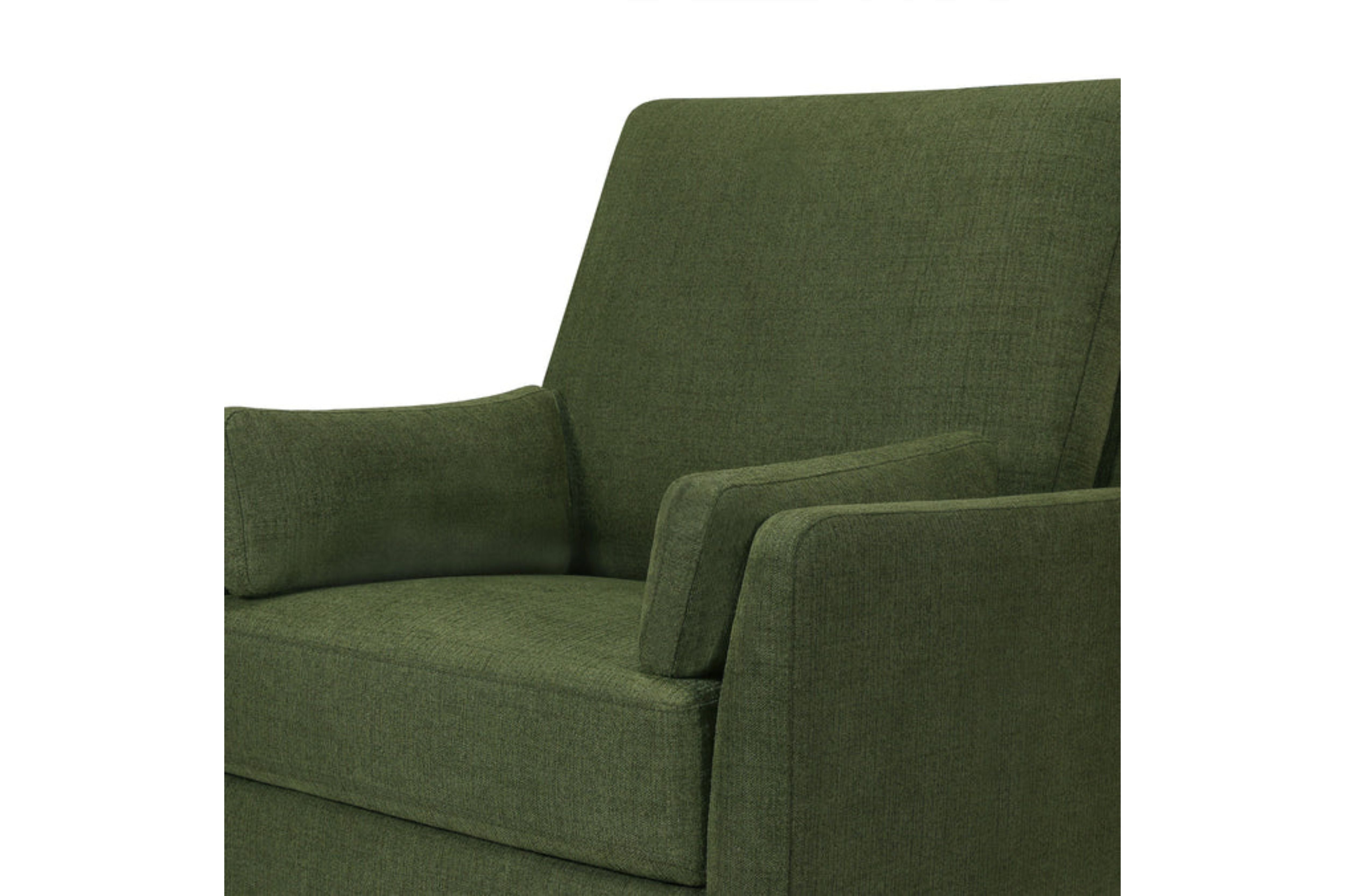 DaVinci Ethan Recliner and Swivel Glider in Eco-Performance Fabric #color_forest-green