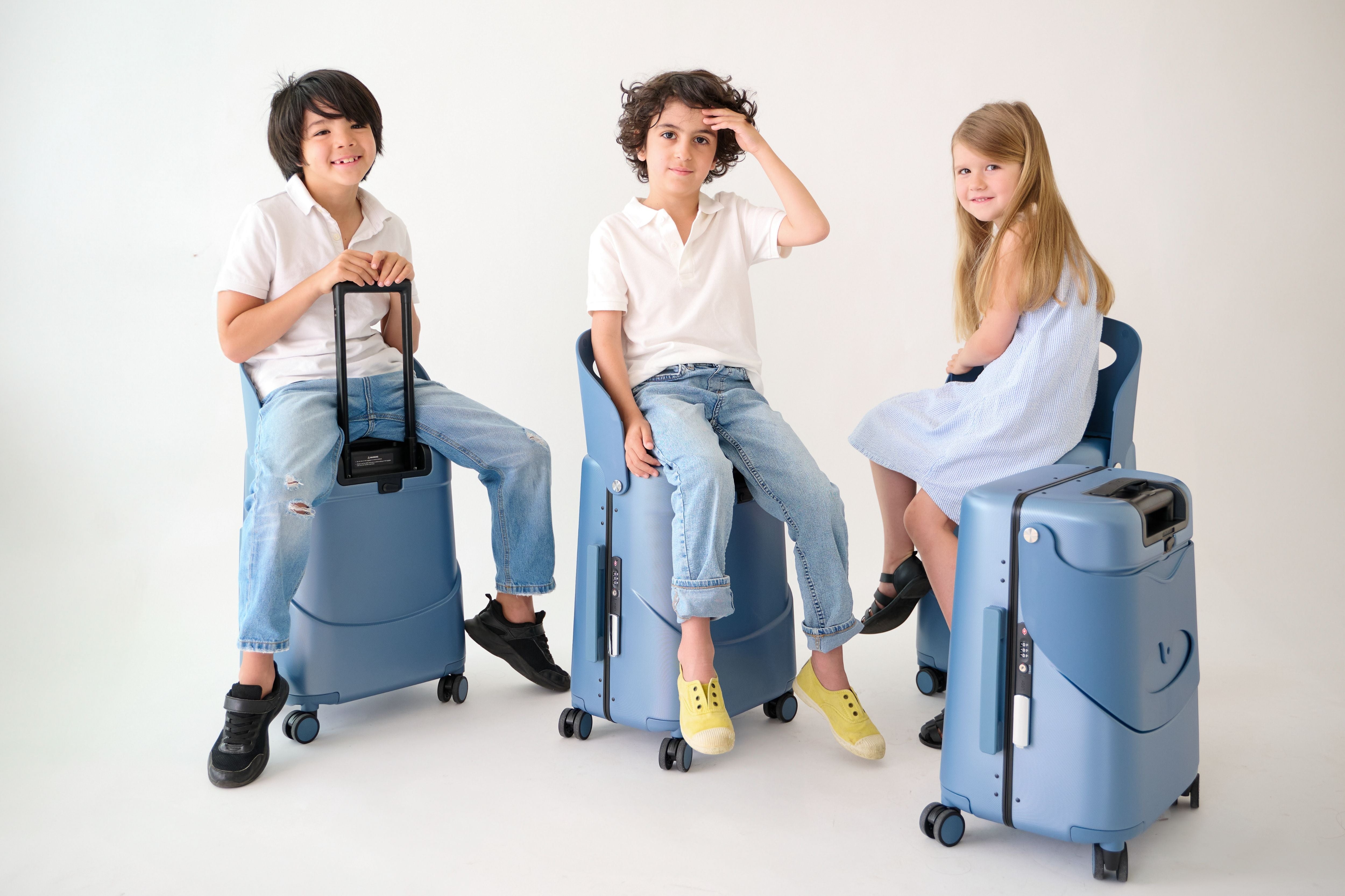 MiaMily Carry On Original 18” Luggage with Built-in Seat for Children