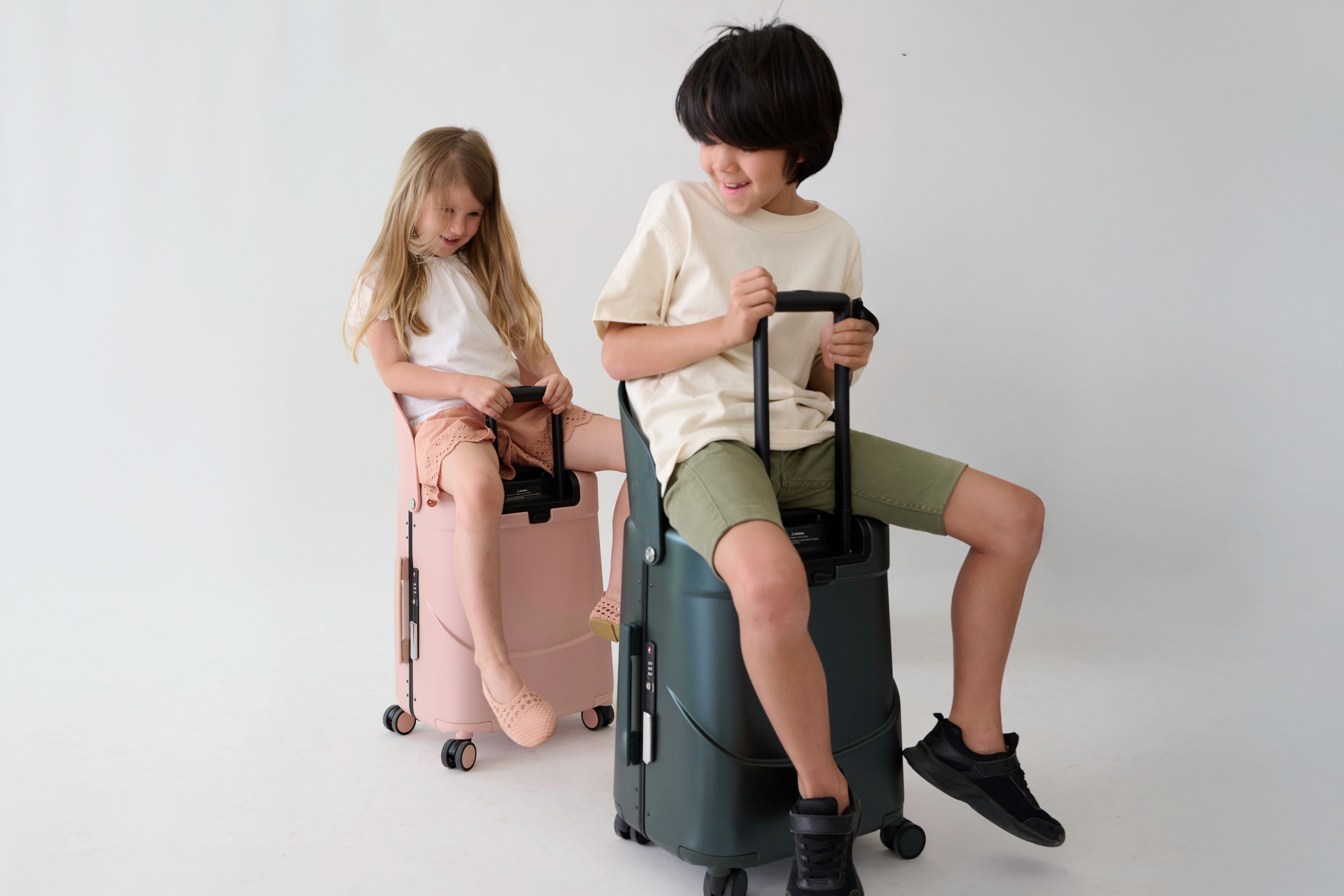 MiaMily Carry On Original 18” Luggage with Built-in Seat for Children