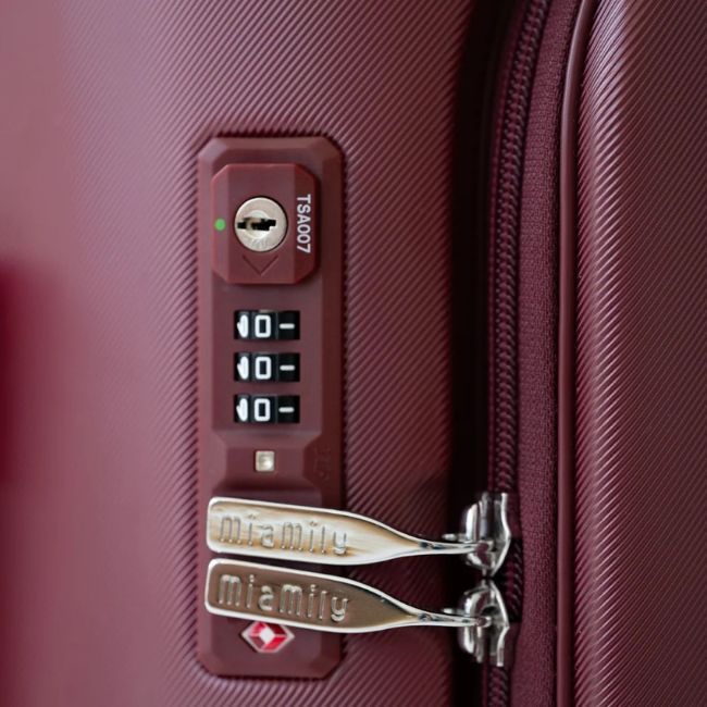 TSA-Approved Zipper Lock
