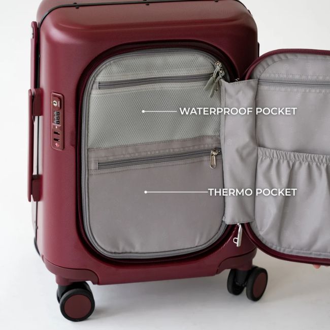 Spacious Front Pocket, waterproof and thermo
