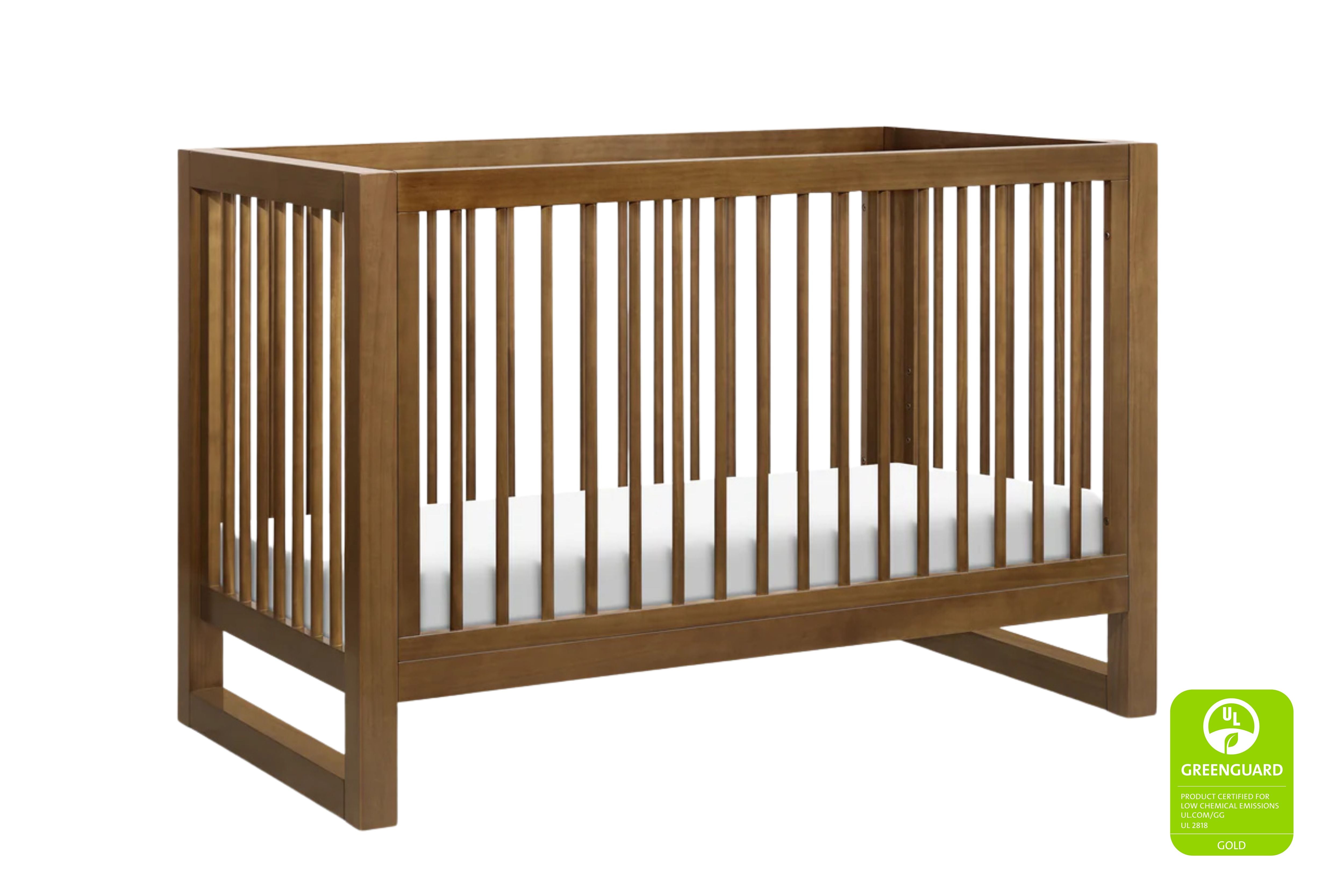 Namesake Nantucket 3-in-1 Convertible Crib with Toddler Bed Conversion Kit #color_walnut