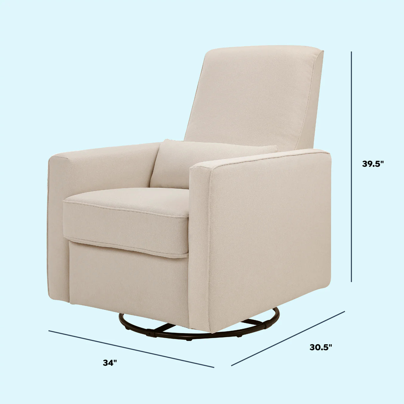 DaVinci Piper Recliner and Swivel Glider