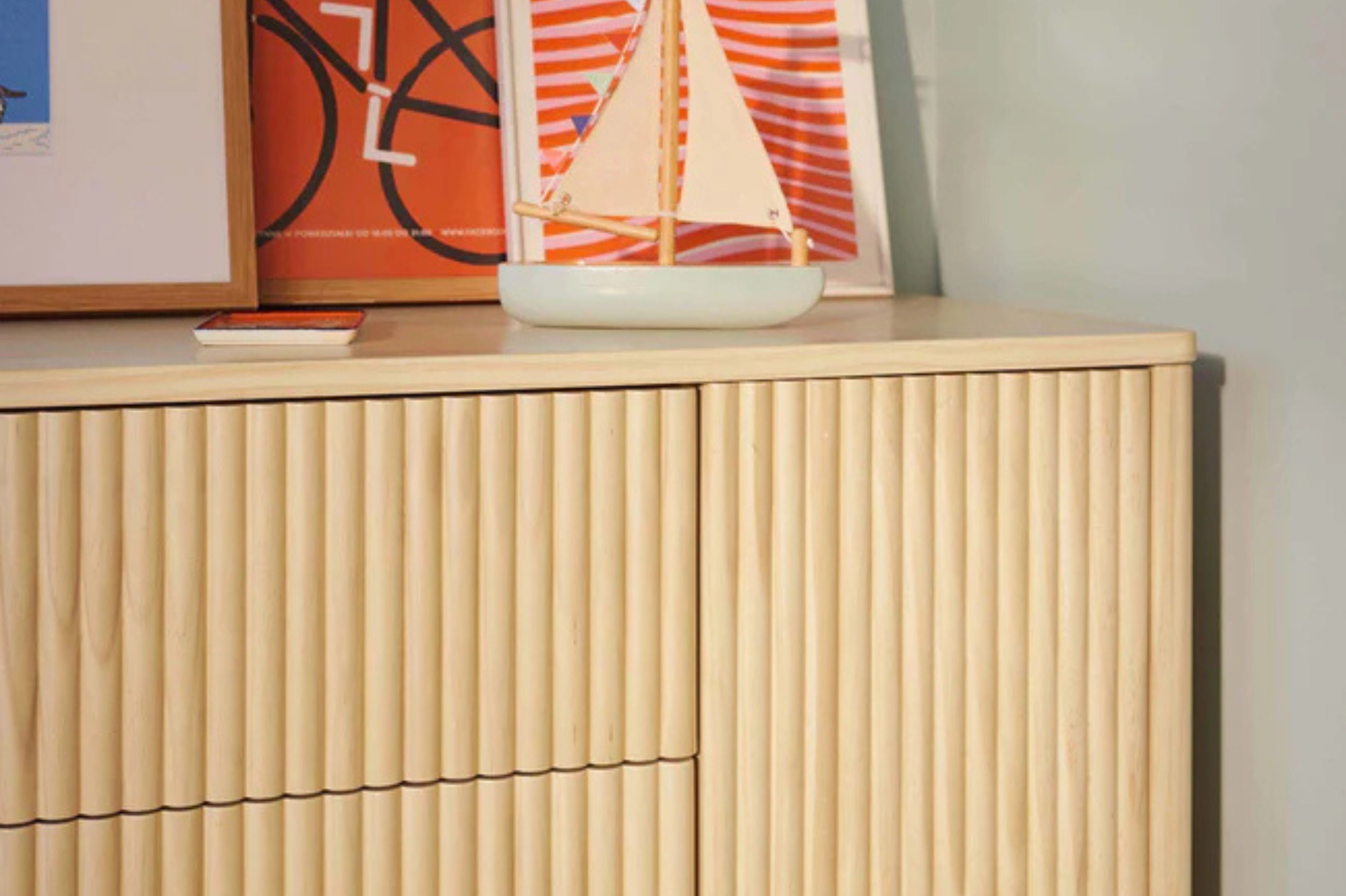 Babyletto Pogo Tambour Assembled Dresser #color_blonde