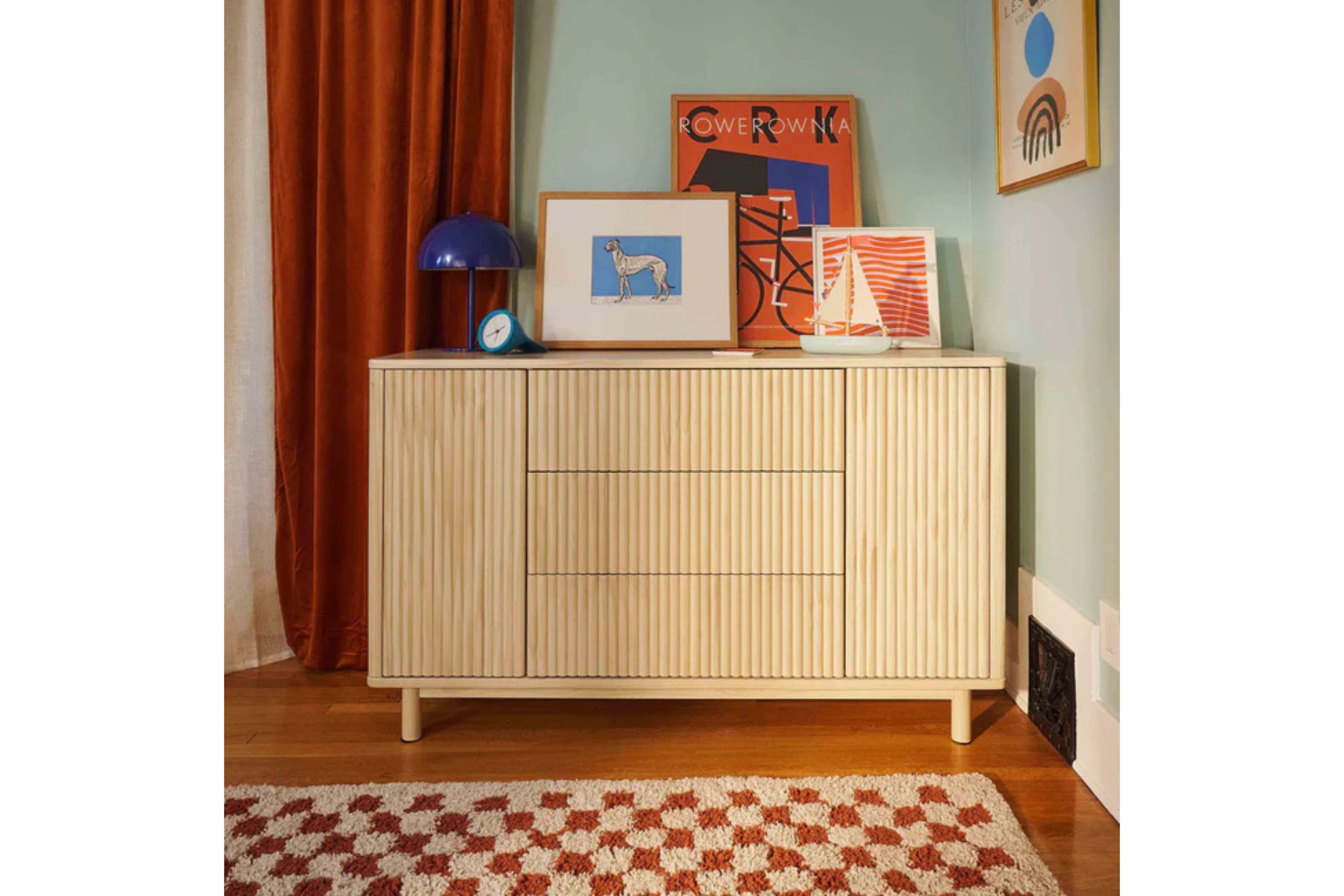 Babyletto Pogo Tambour Assembled Dresser #color_blonde