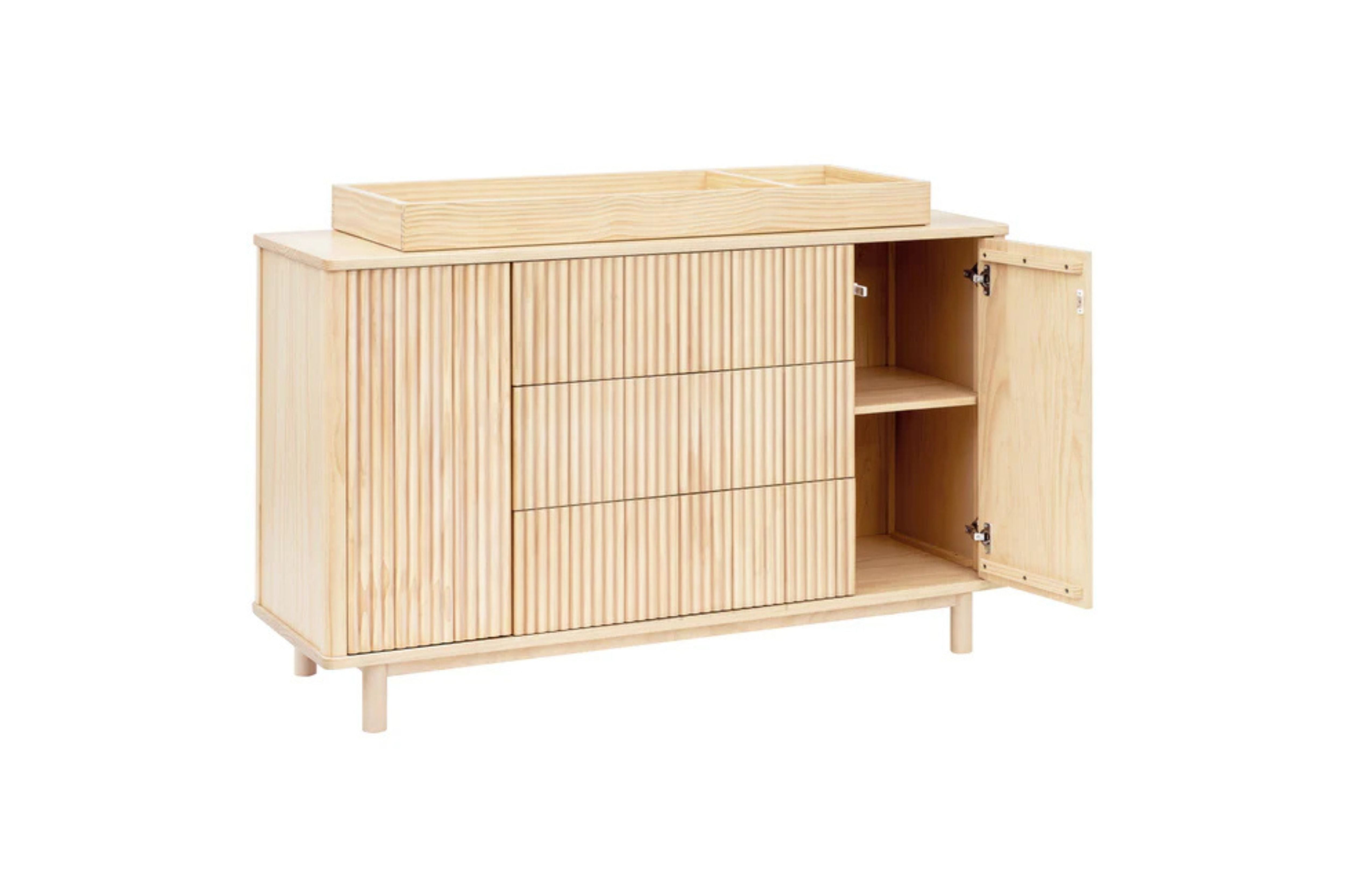 Babyletto Pogo Tambour Assembled Dresser #color_blonde