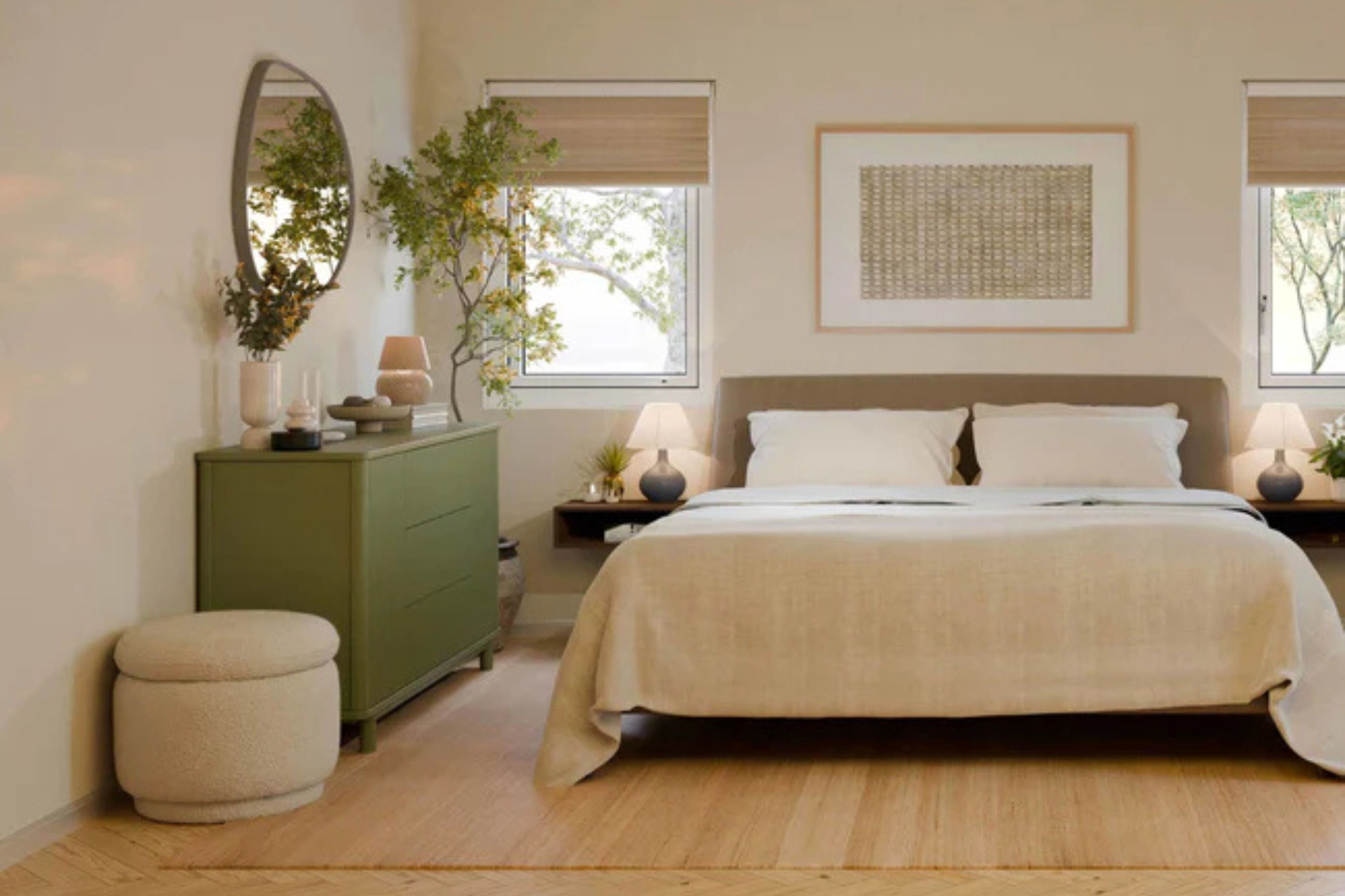 Babyletto Pogo Tambour Assembled Dresser #color_olive