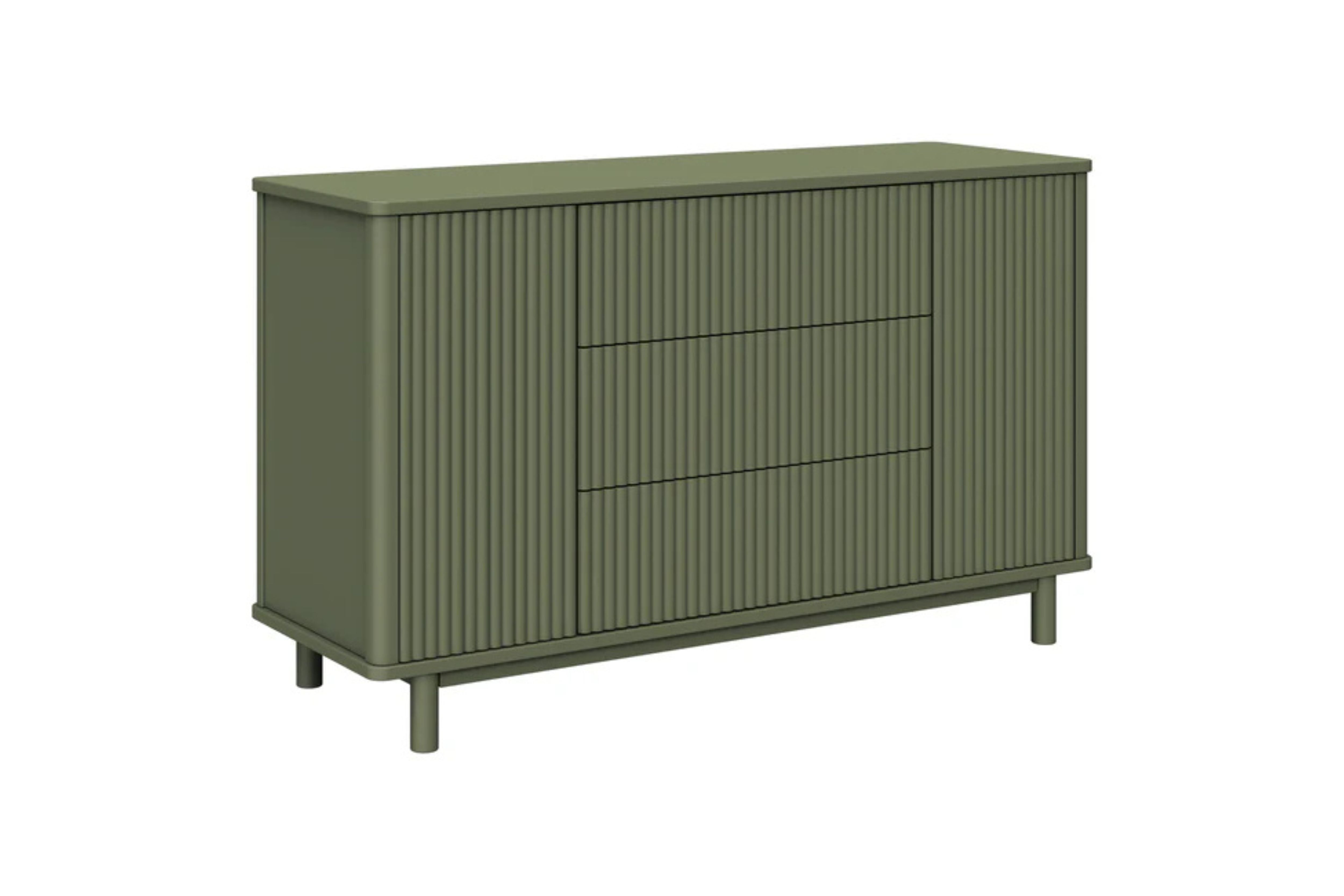 Babyletto Pogo Tambour Assembled Dresser #color_olive