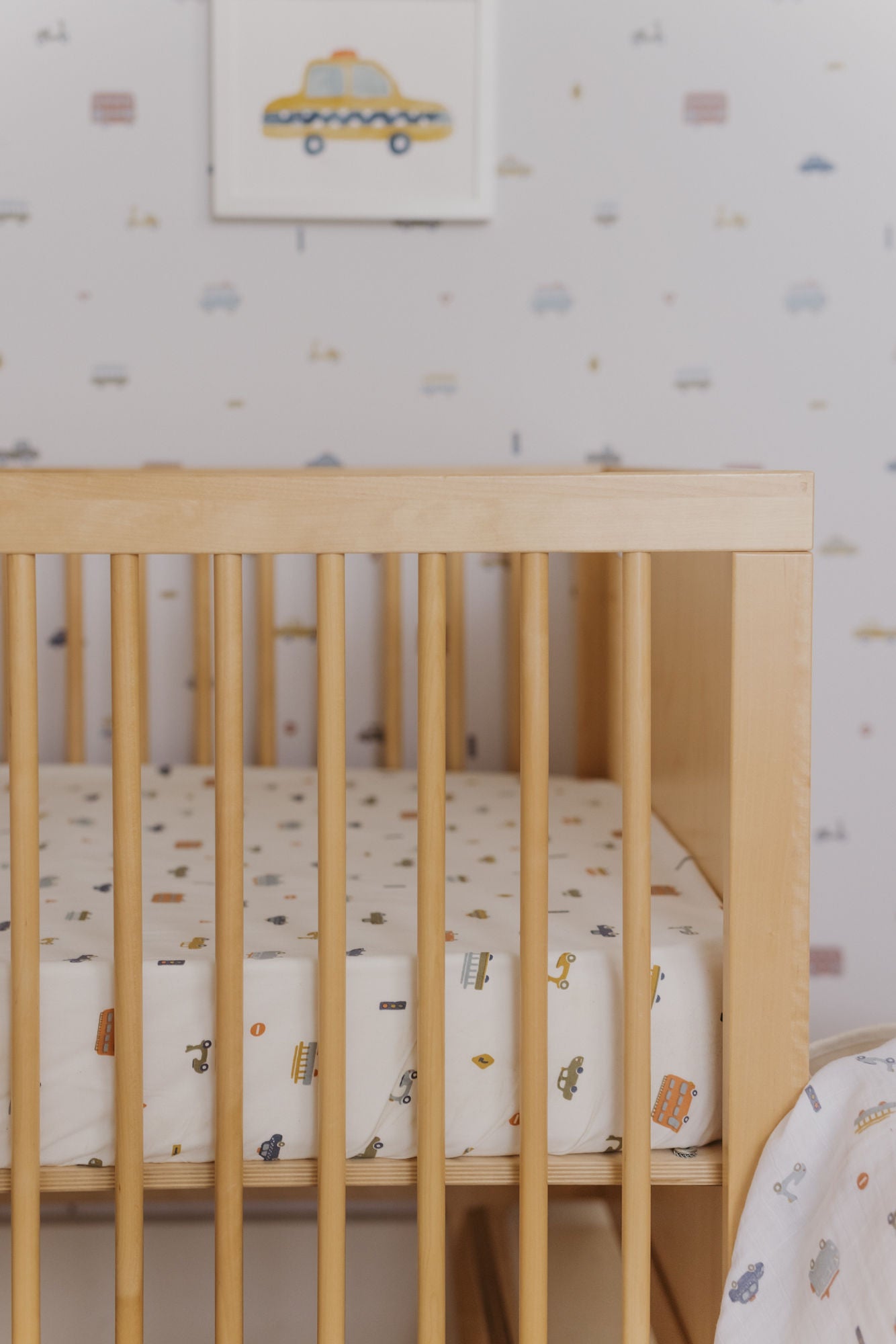 pehr rush hour crib sheet