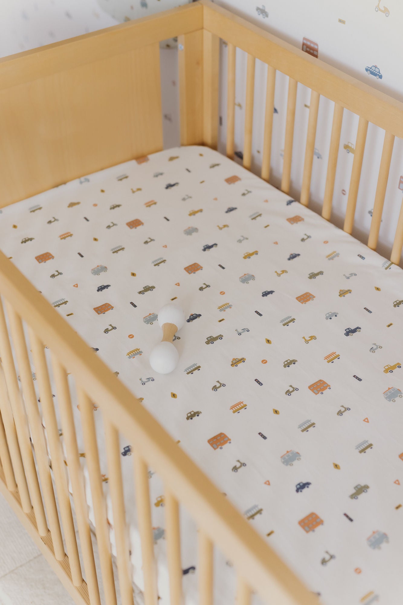pehr rush hour crib sheet