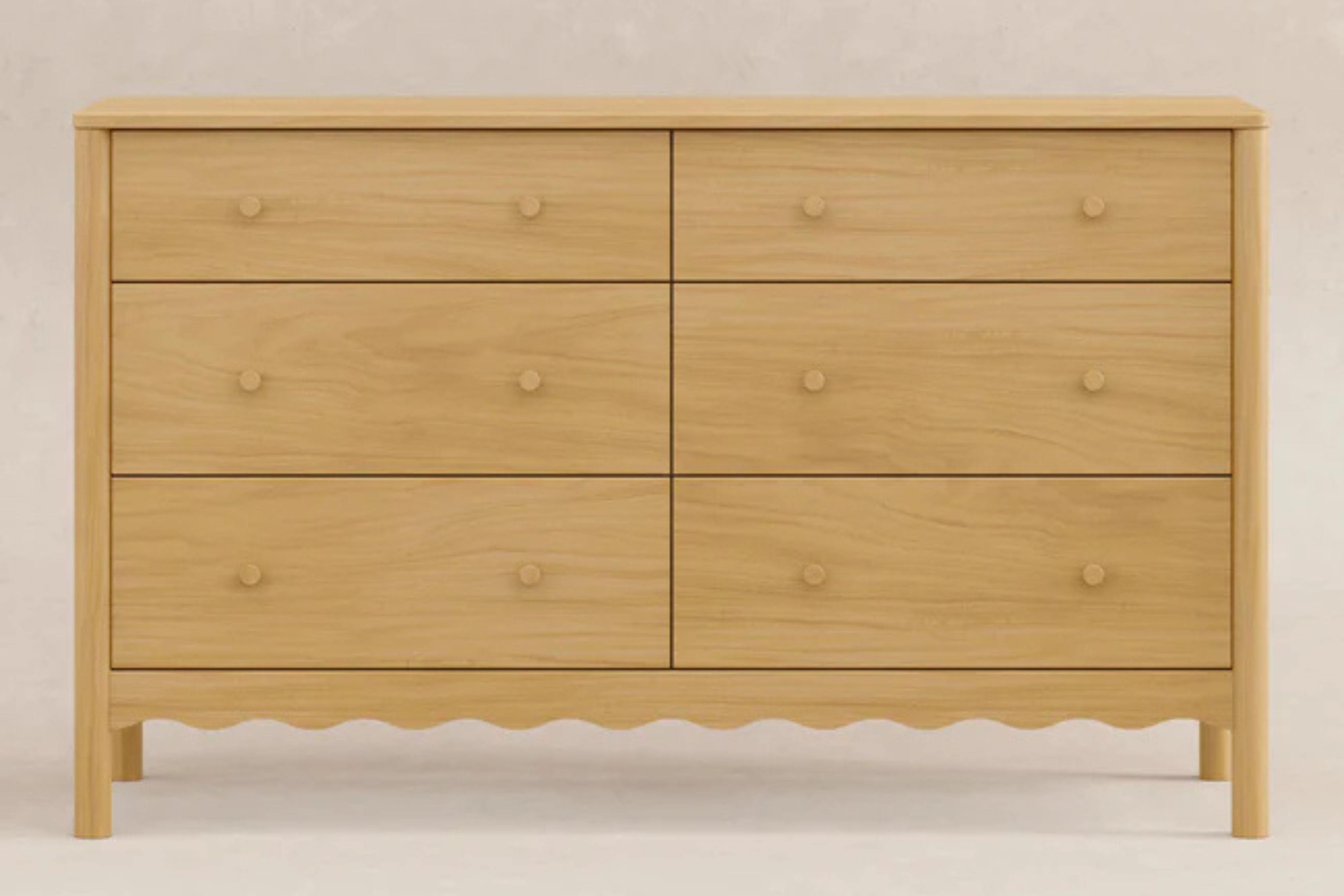 Babyletto Swell 6-Drawer Assembled Dresser #color_honey