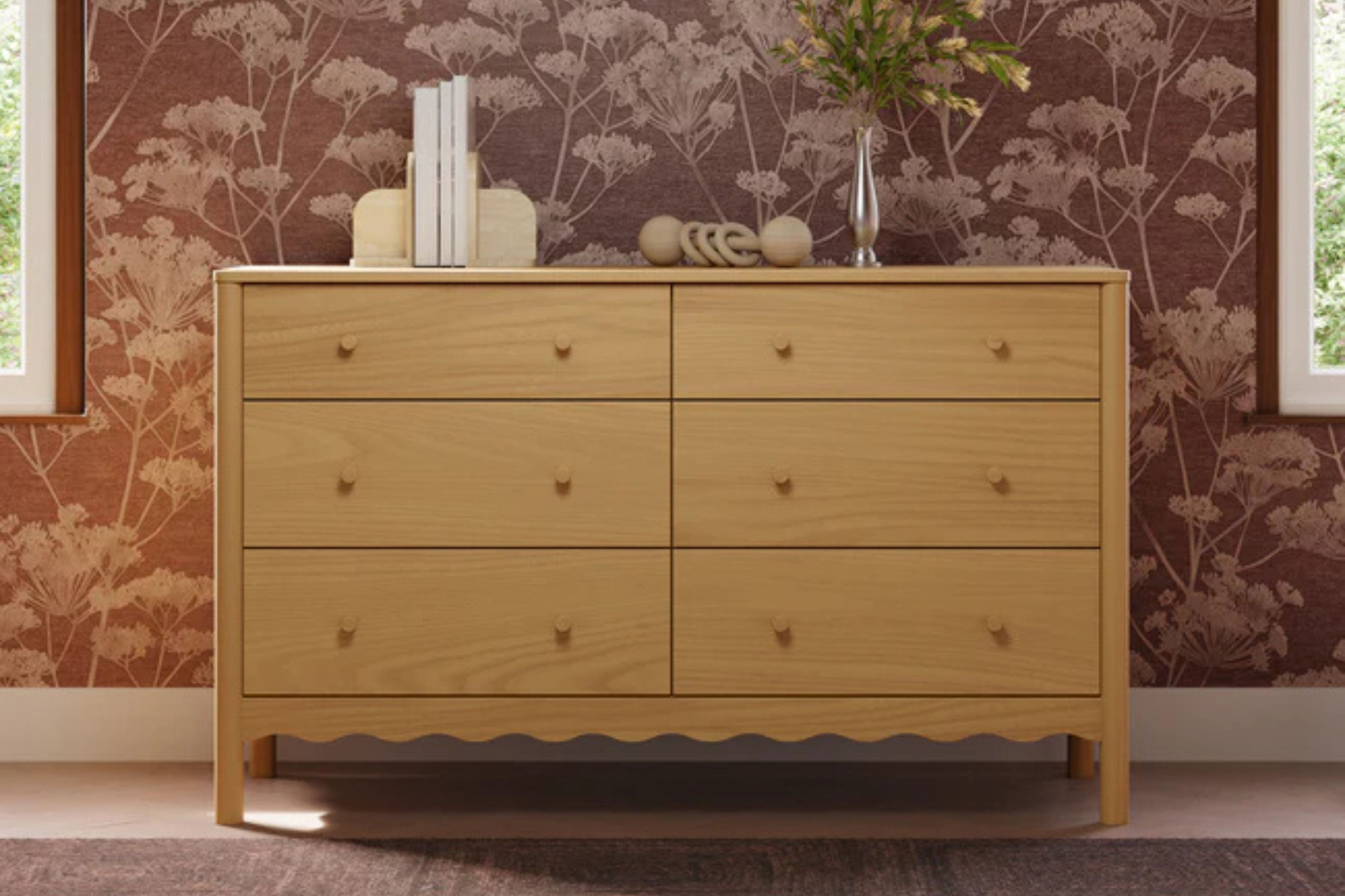 Babyletto Swell 6-Drawer Assembled Dresser #color_honey