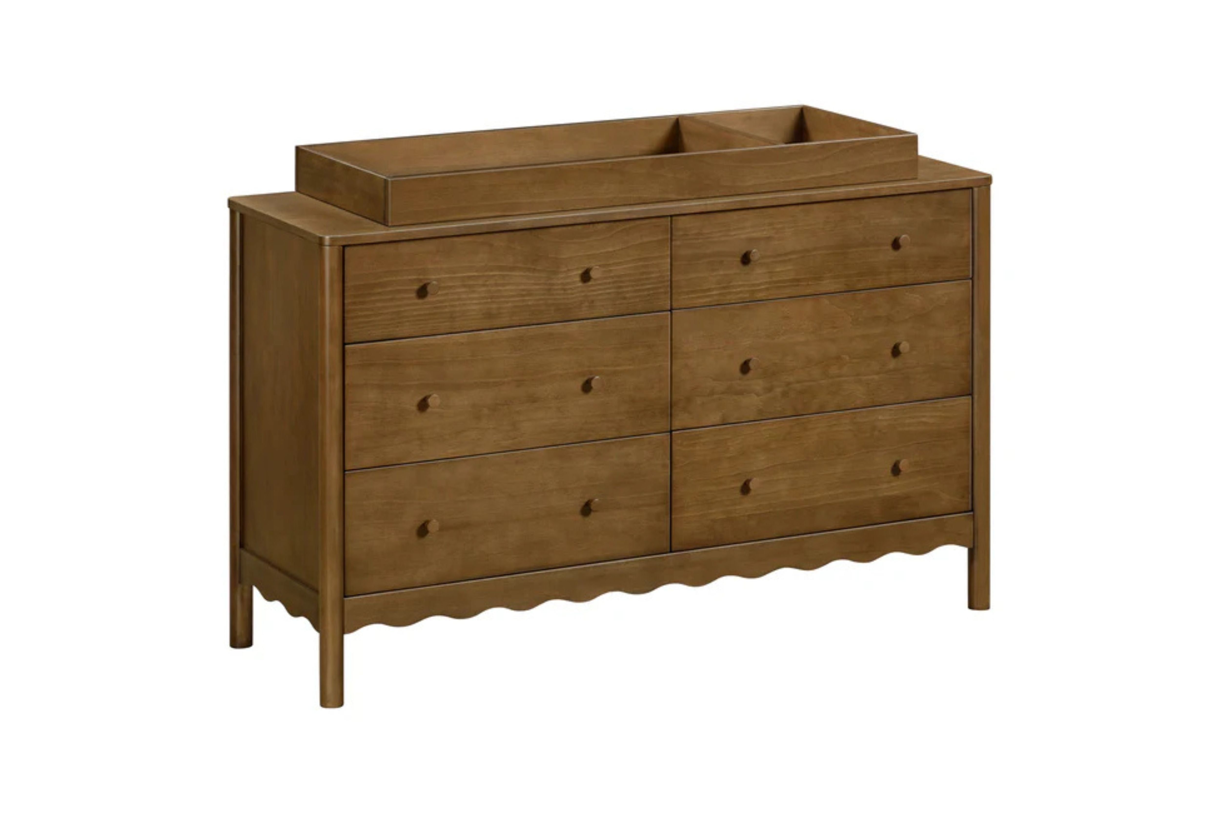 Babyletto Swell 6-Drawer Assembled Dresser #color_walnut