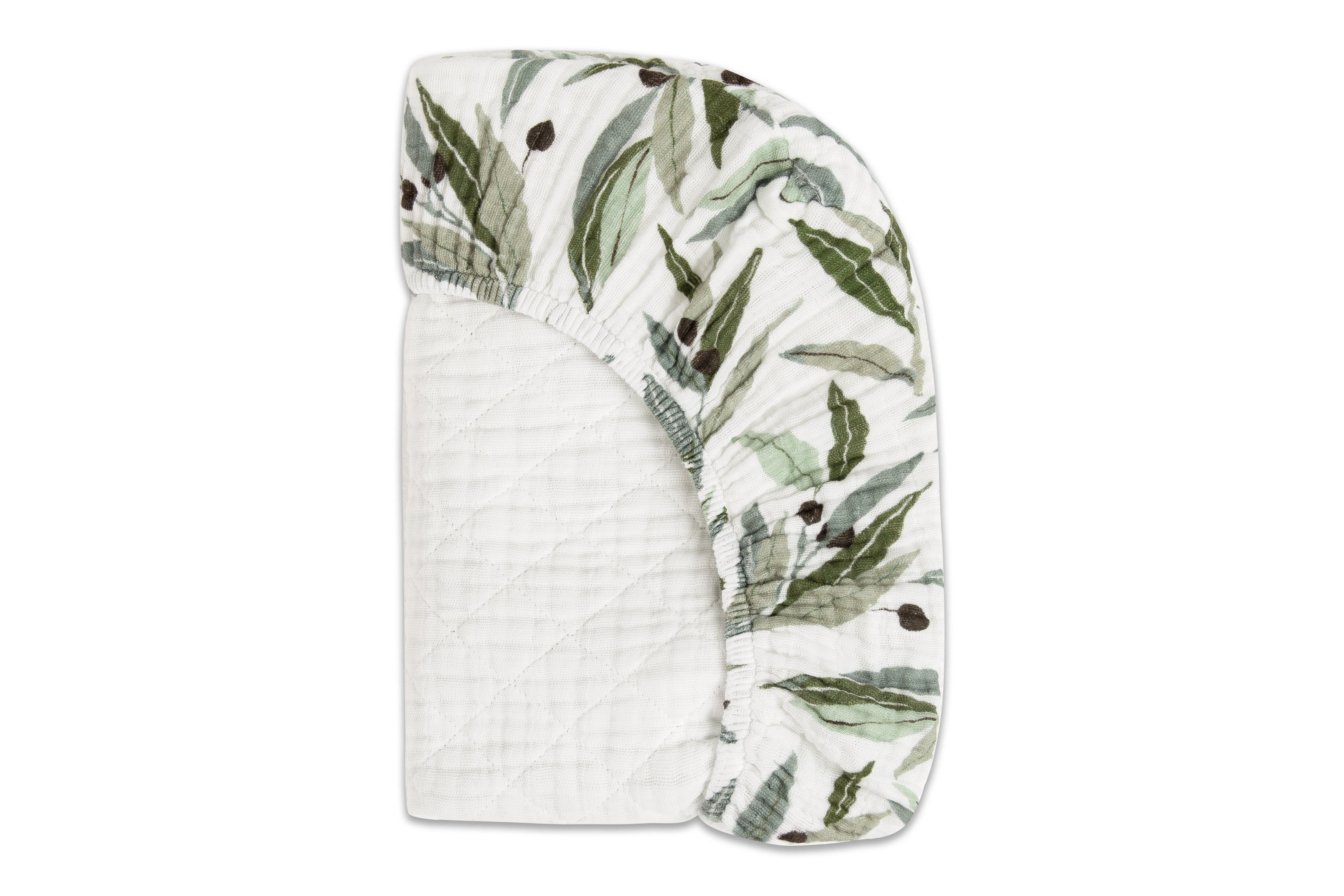 Babyletto Quilted Change Pad Cover Olive Branches