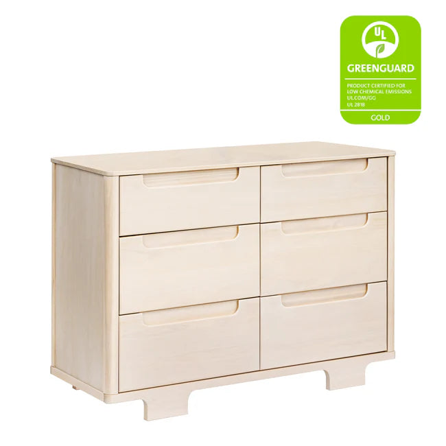 Babyletto Yuzu 6-Drawer Dresser Washed#color_washed
