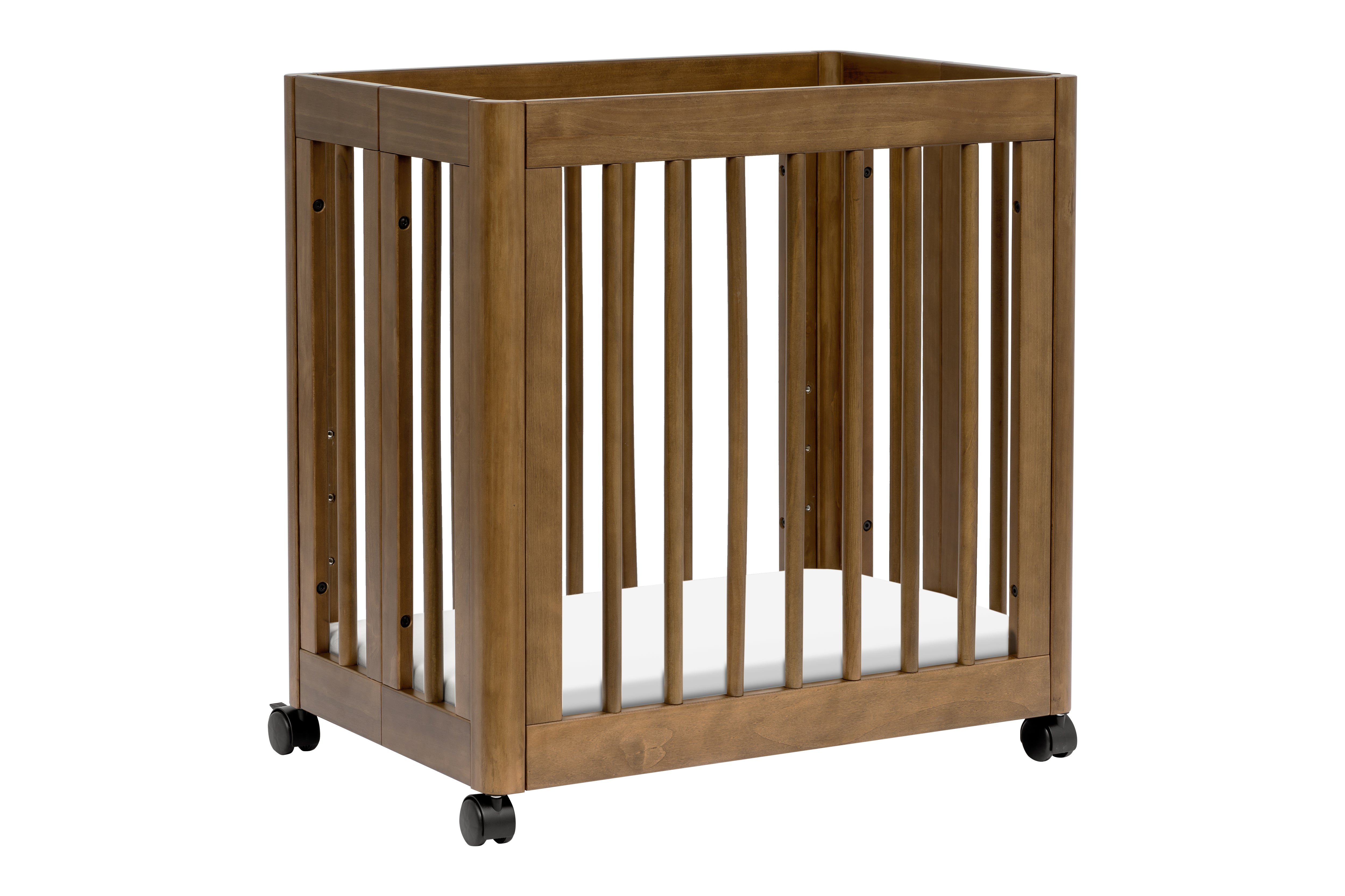 Babyletto Yuzu 8-in-1 Convertible Crib Walnut#color_walnut