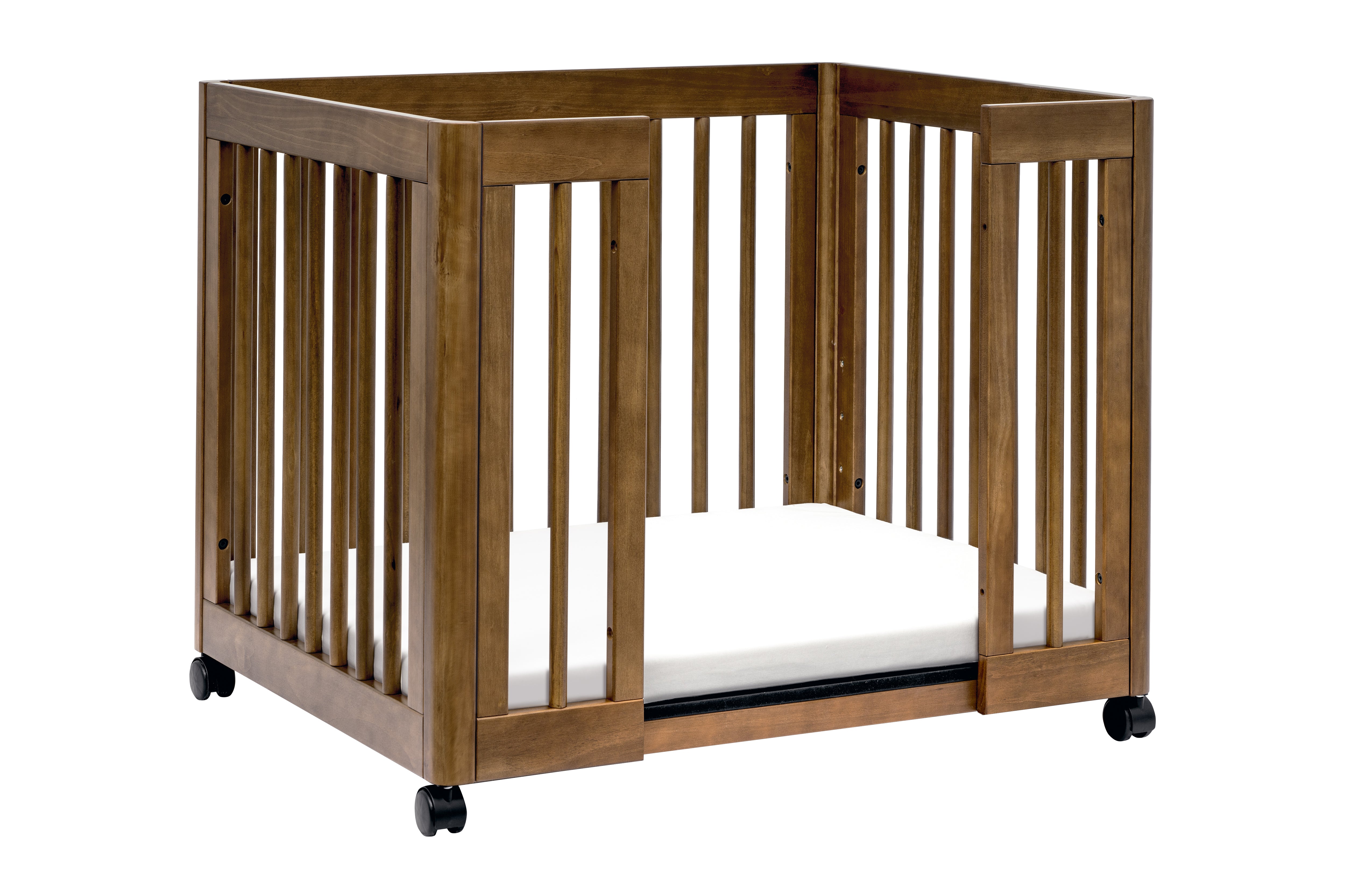 Babyletto Yuzu 8-in-1 Convertible Crib Walnut#color_walnut