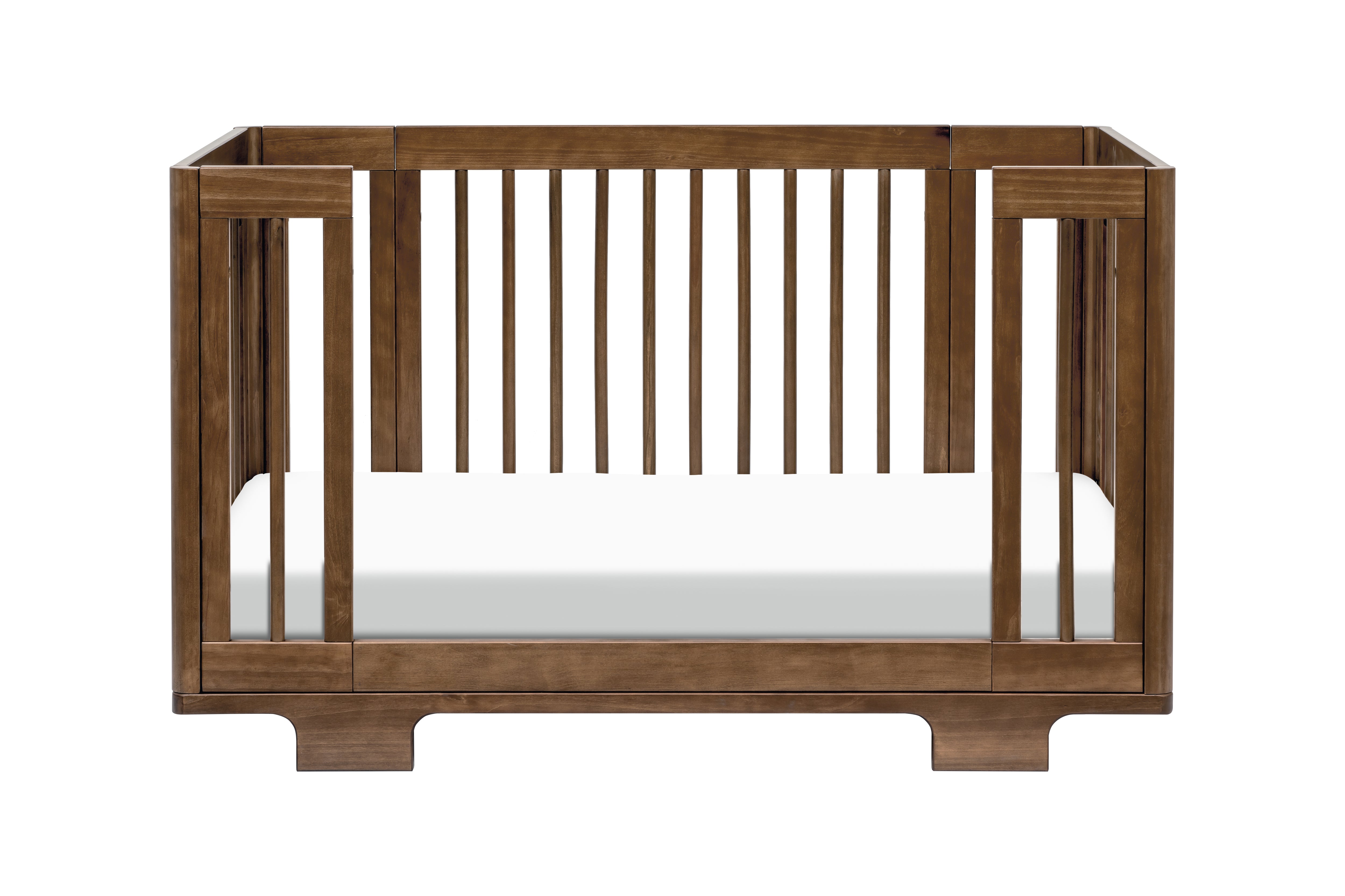 Babyletto Yuzu 8-in-1 Convertible Crib Walnut#color_walnut
