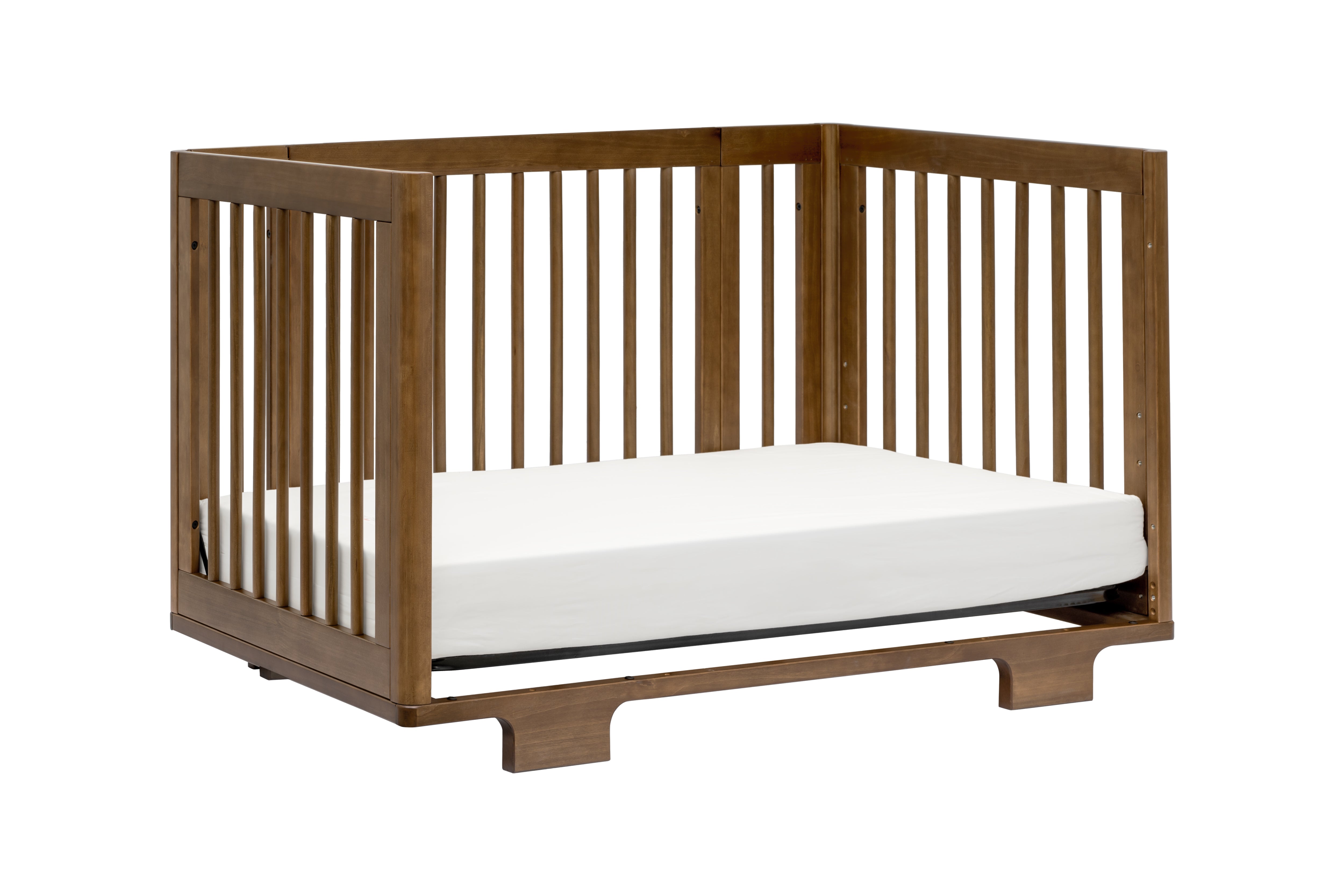 Babyletto Yuzu 8-in-1 Convertible Crib Walnut#color_walnut