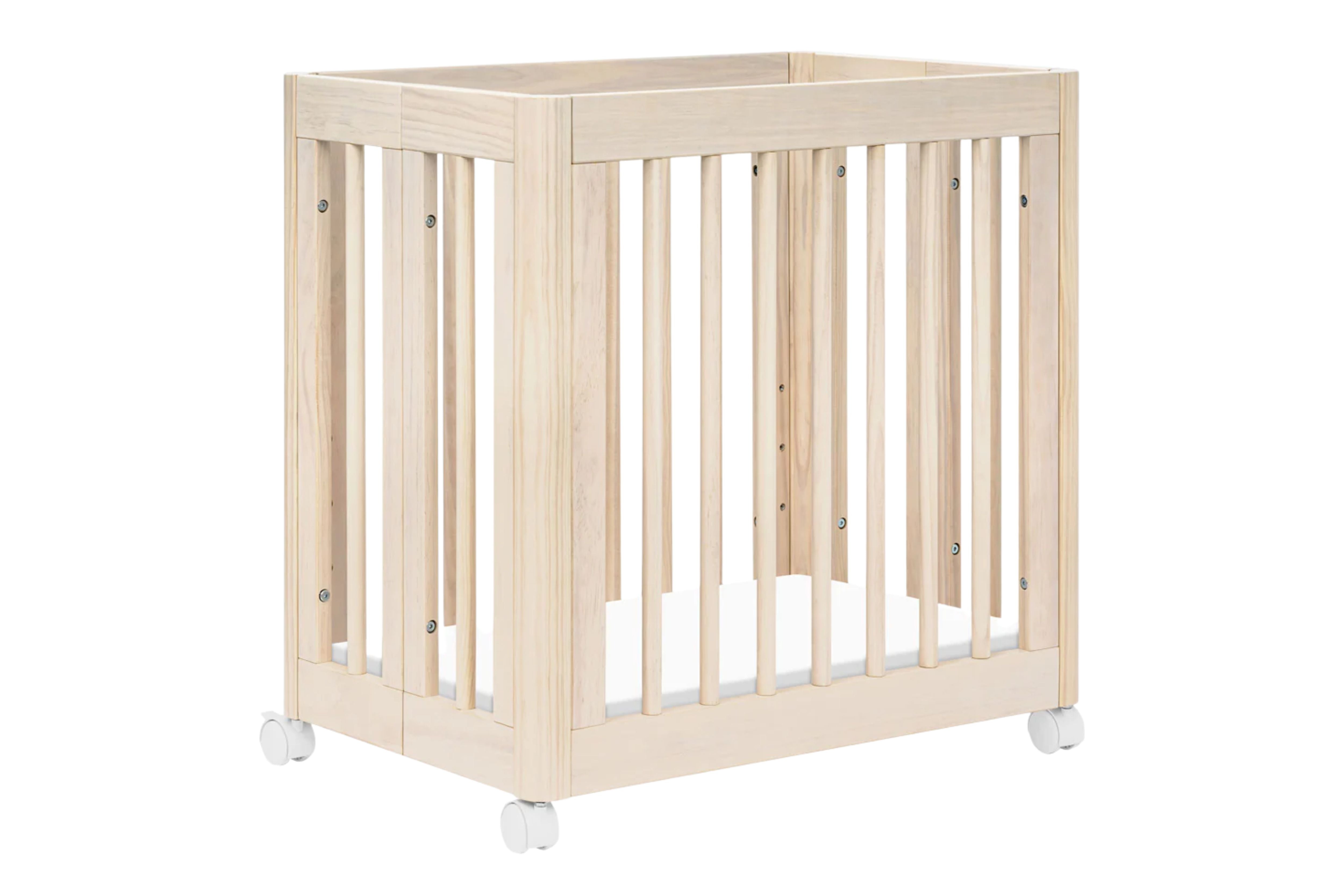 Babyletto Yuzu 8-in-1 Convertible Crib White And Natural#color_washed