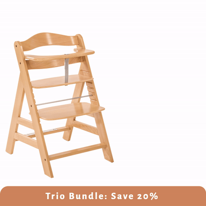 Hauck Alpha+ Trio: High Chair + Tray + Bouncer