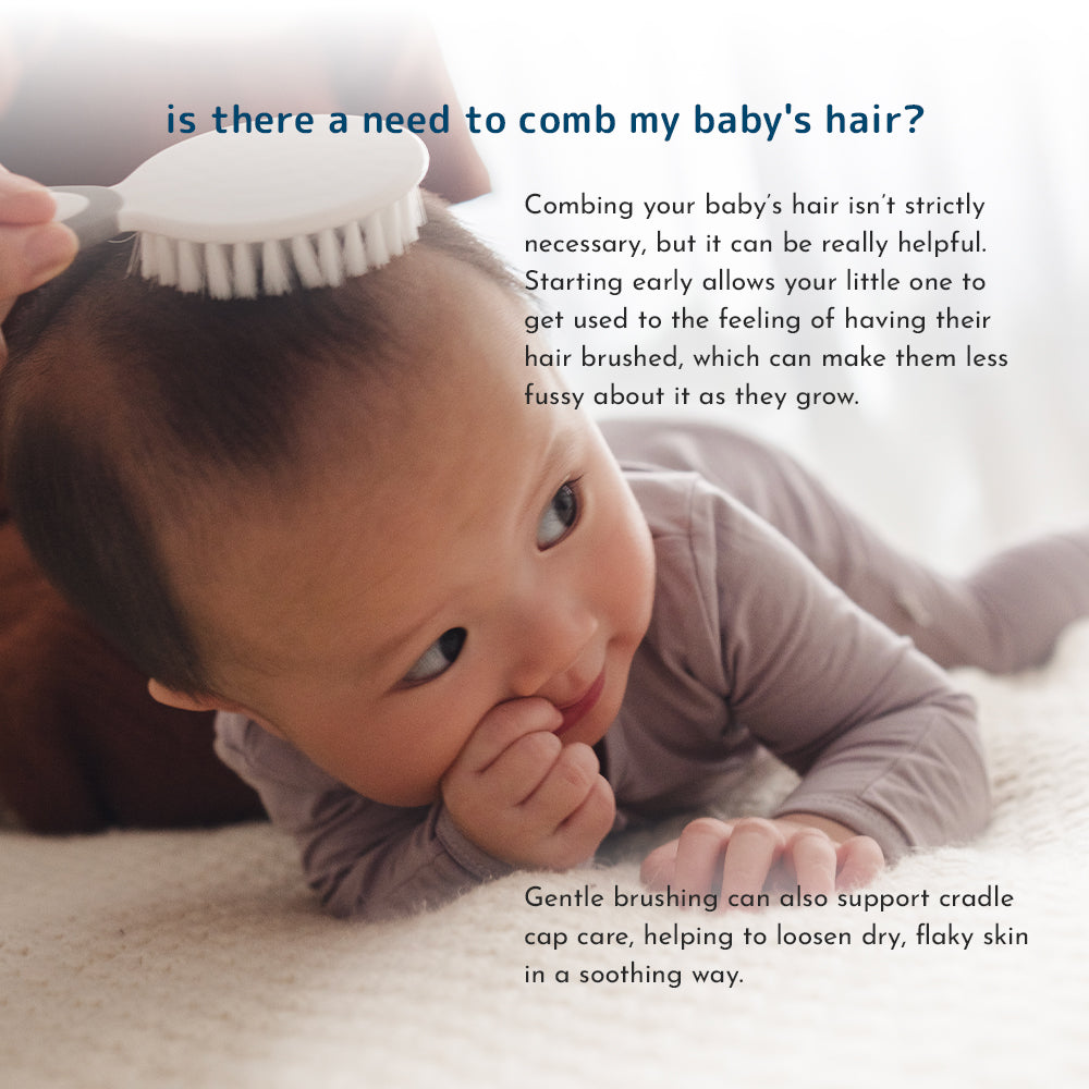 Dear Cherie Baby Hairbrush & Comb Kit (3 Piece Set)