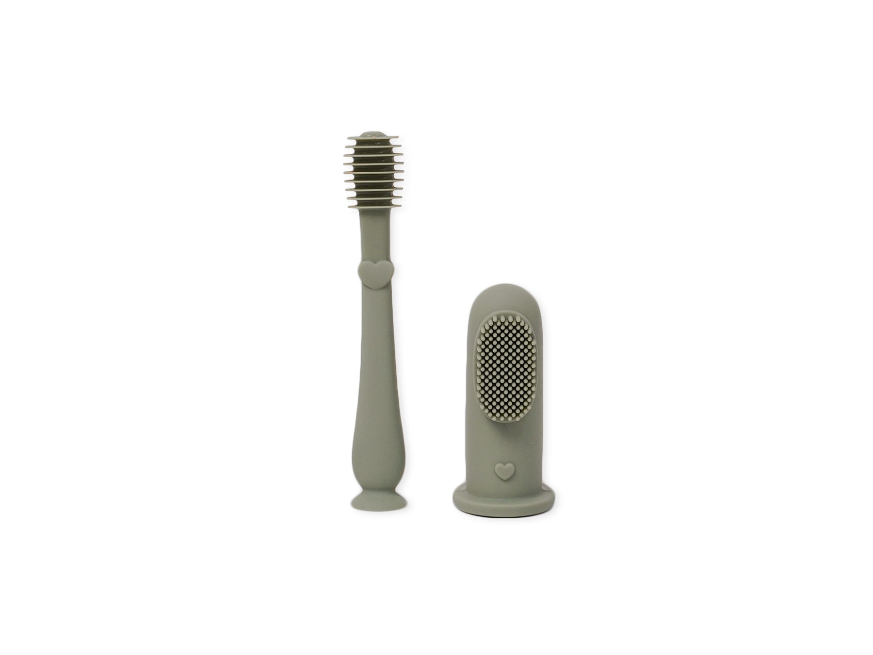 baby toothbrush set sage green #color_sage