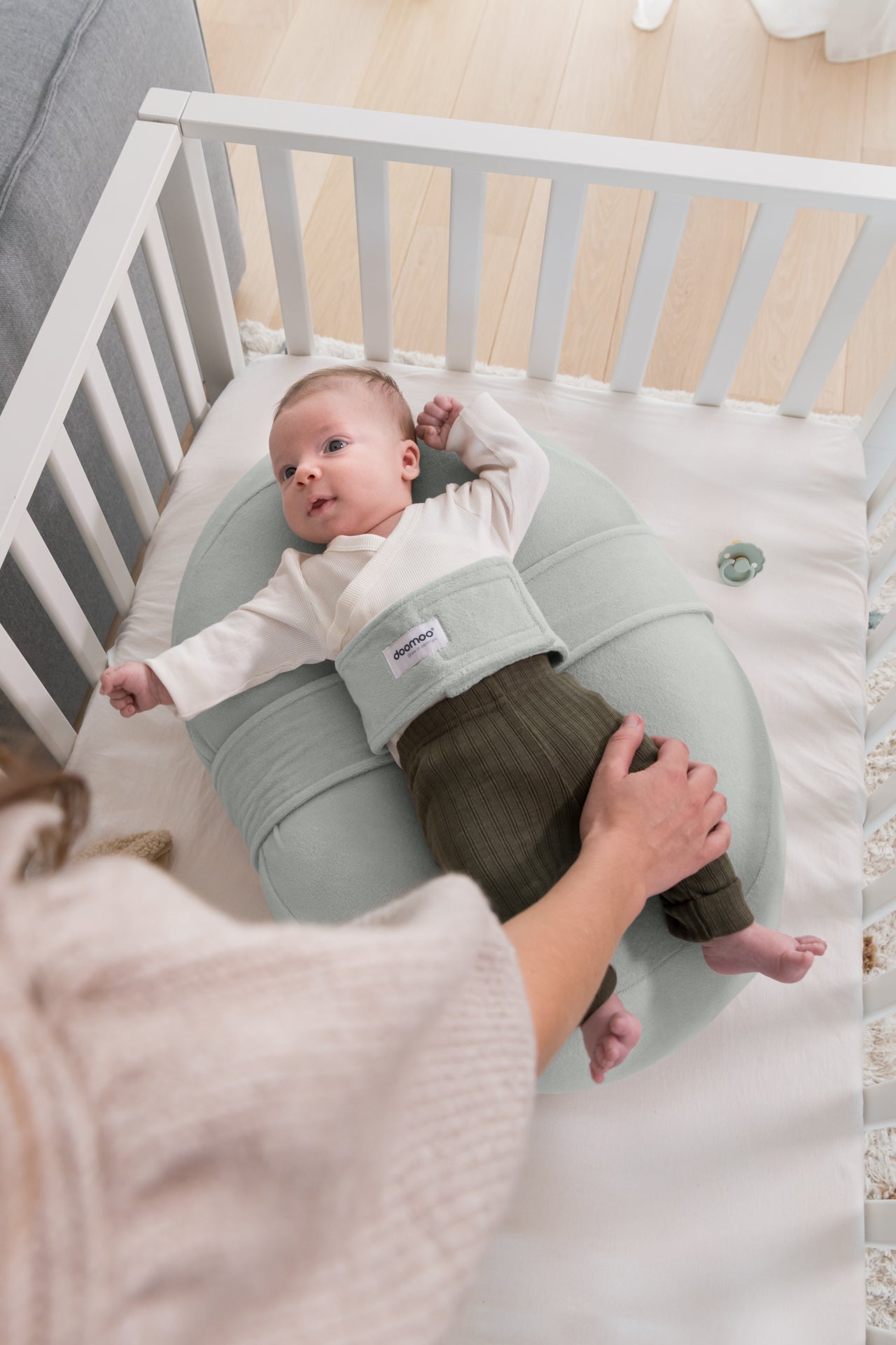 Doomoo Relax Cover: Organic Cotton Conversion Kit for Nursing Pillow