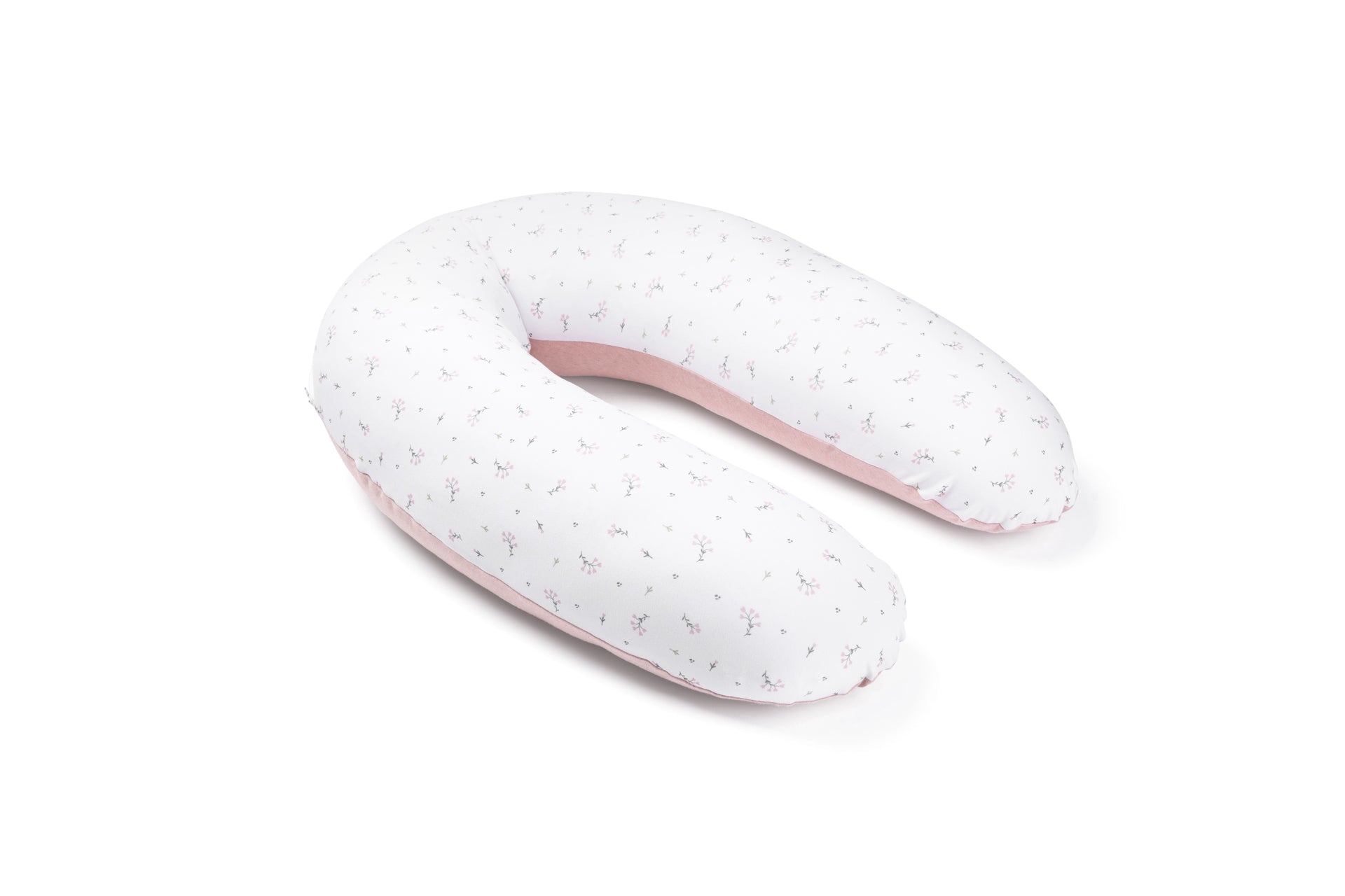 doomoo buddy 3-in-1 pregnancy pillow mushroom color_flower-pink