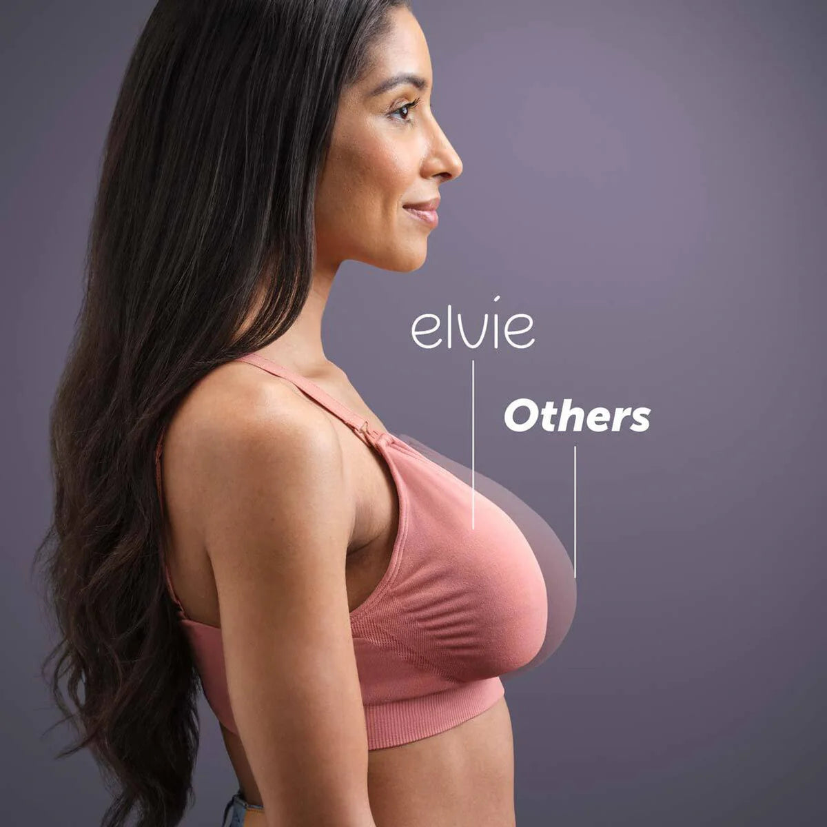 Elvie Pump Double - Ultra-Quiet, Ultra-Discreet Wearable Breast Pump