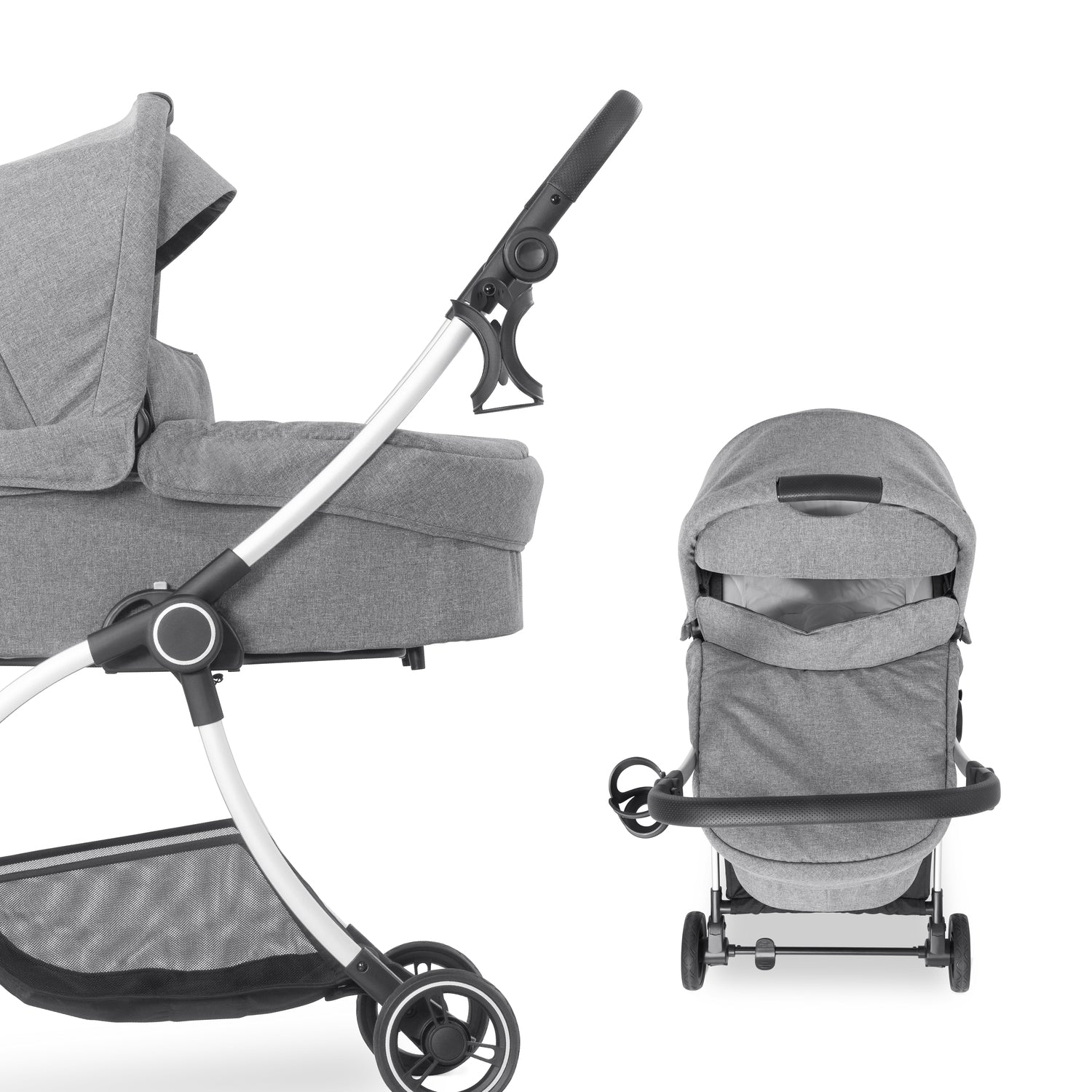 hauck eagle colibri stroller pram grey with stroller