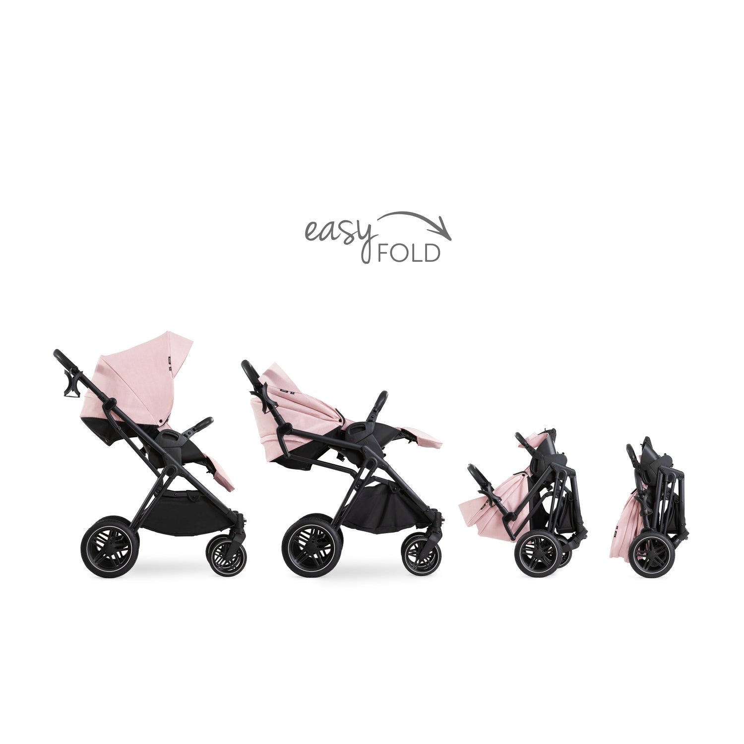 Hauck Vision X Stroller: All-Terrain, Travel System, Reversible (Free Infant Car Seat & Isofix Base)