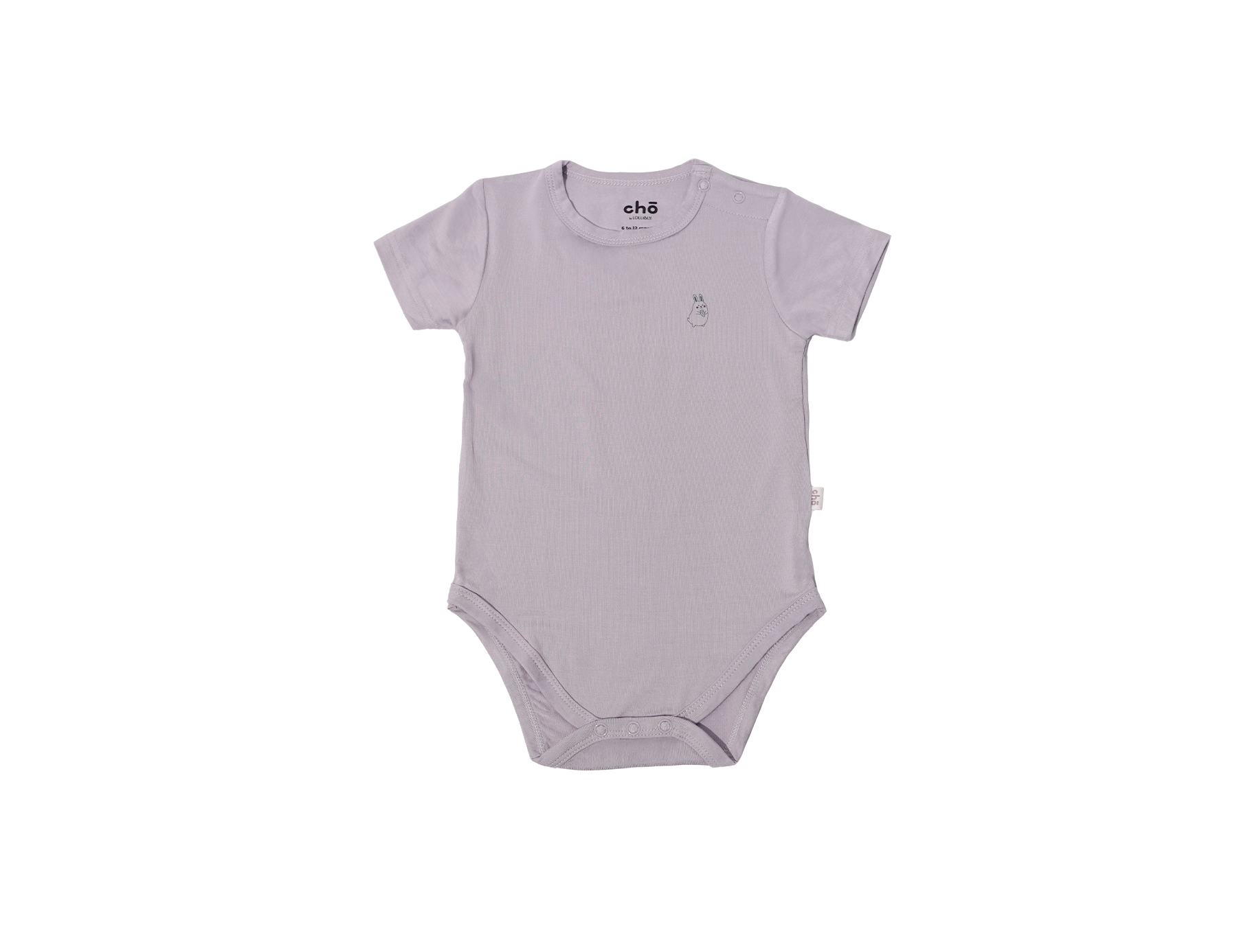 Light purple lavender baby onesie