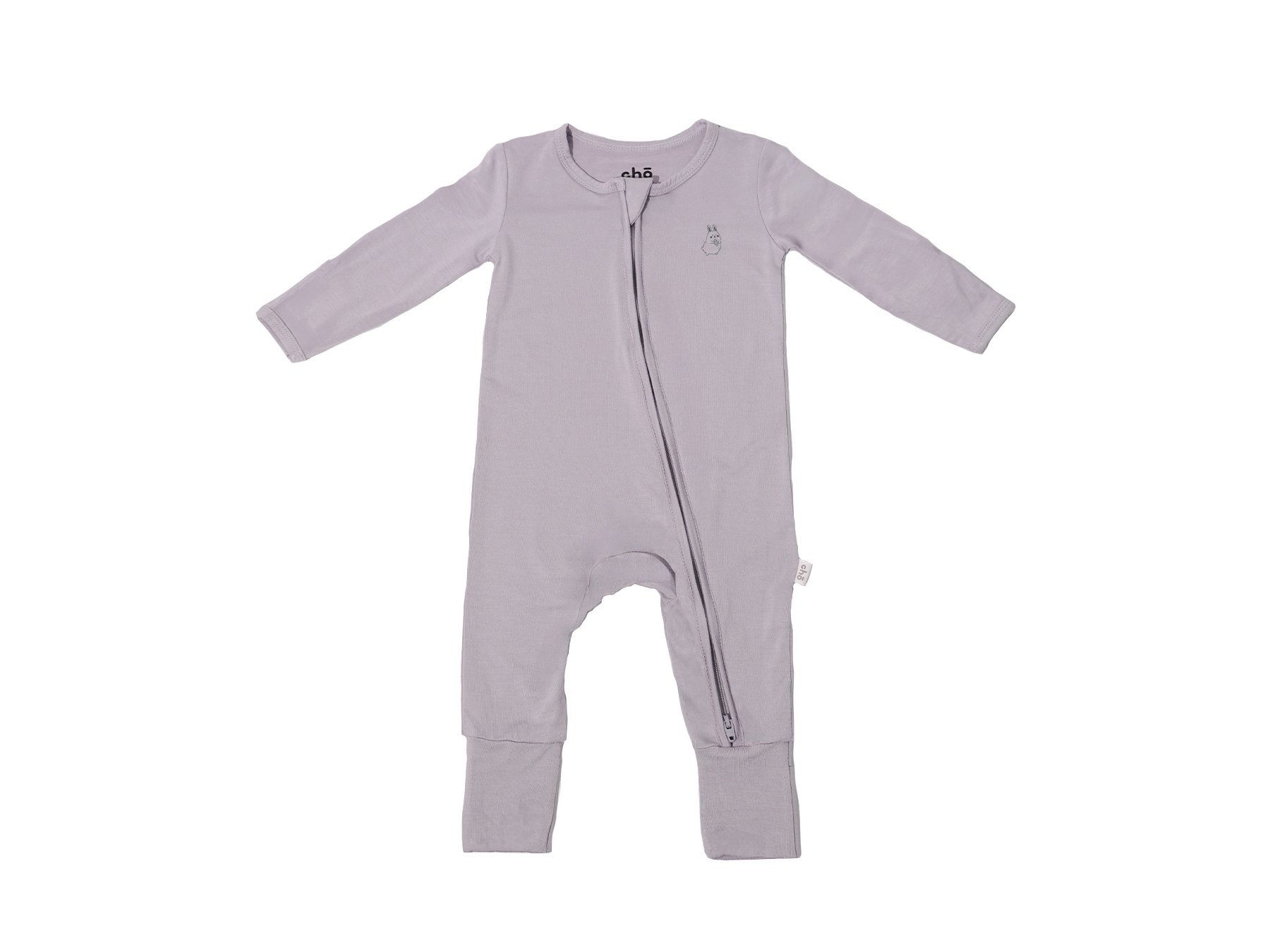 Light purple lavender baby sleep suit